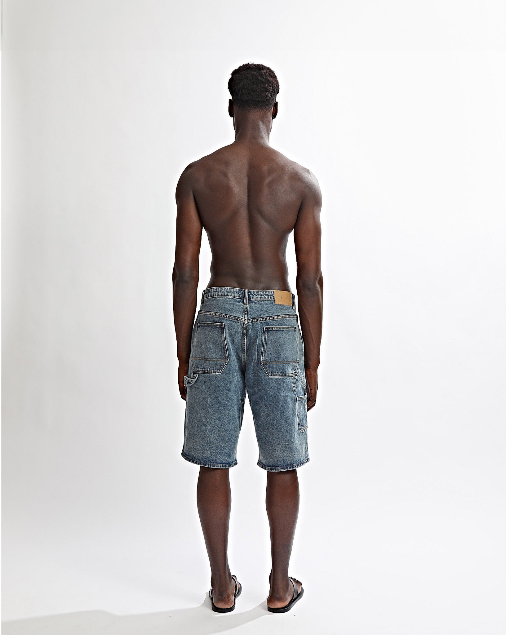 Brooks Denim Shorts Classic Blue