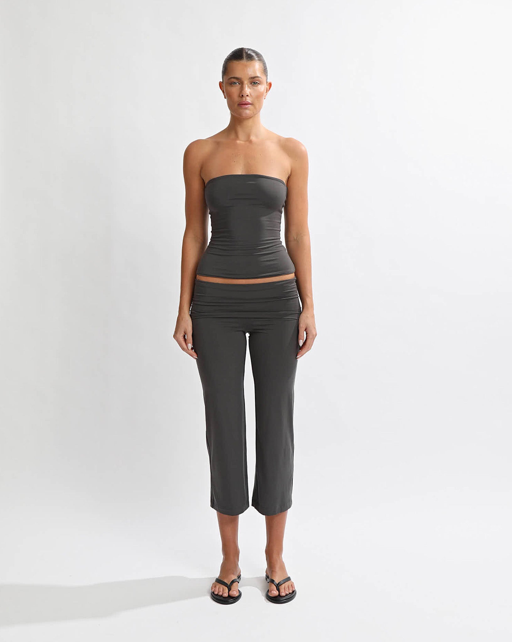 Marlow Strapless Top Slate