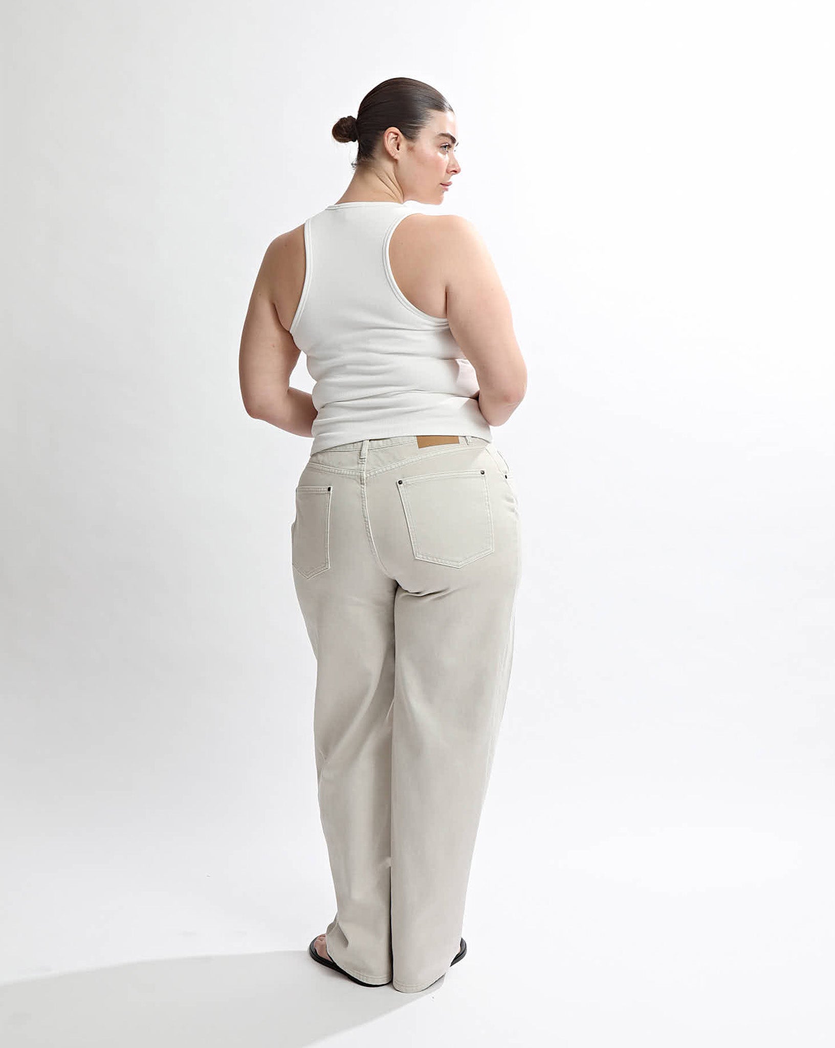 Toby Jeans Almond Cropped
