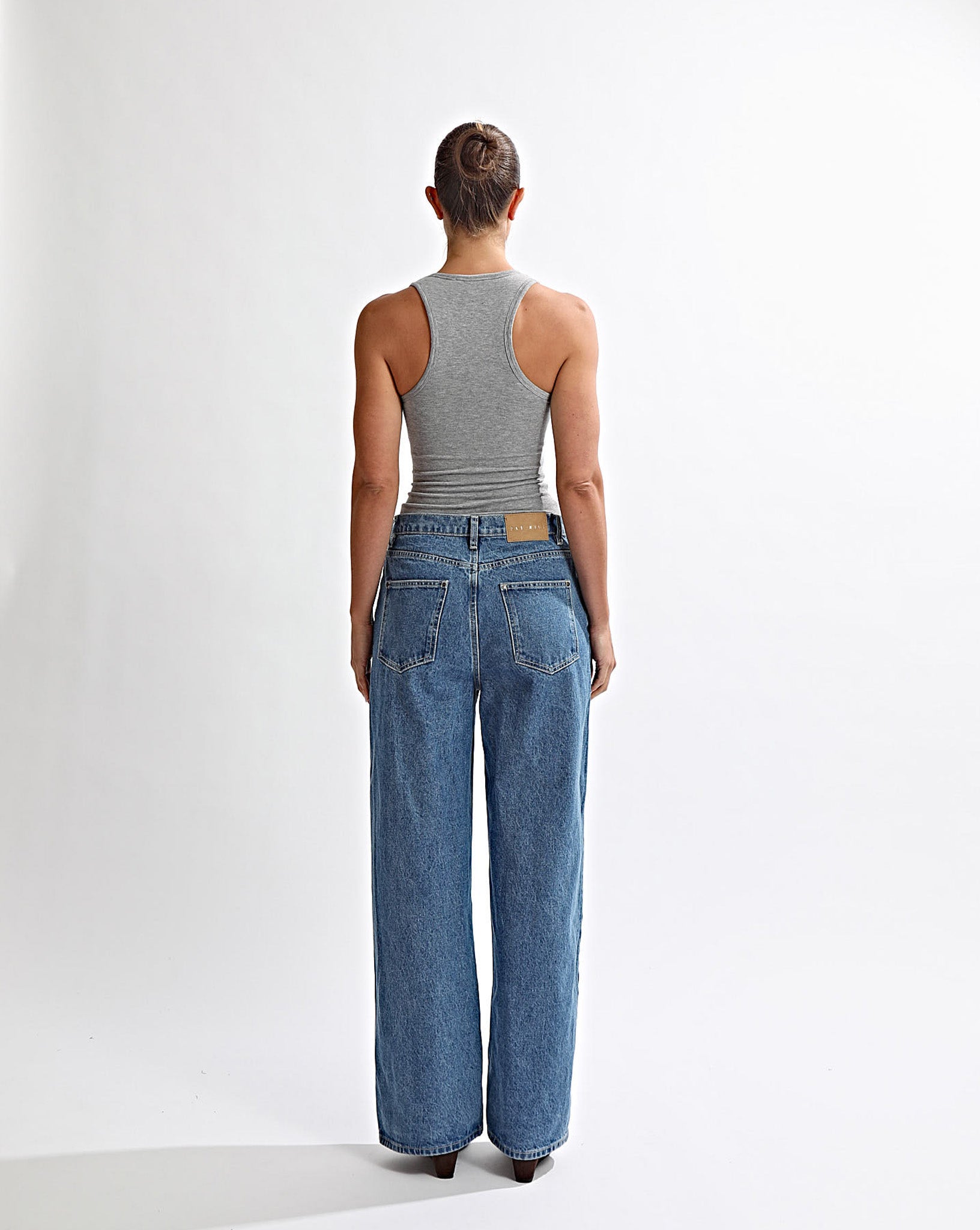 Amelia Tank Grey Marl