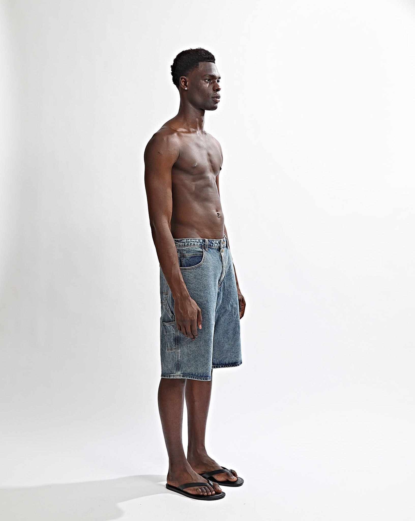 Brooks Denim Shorts Classic Blue