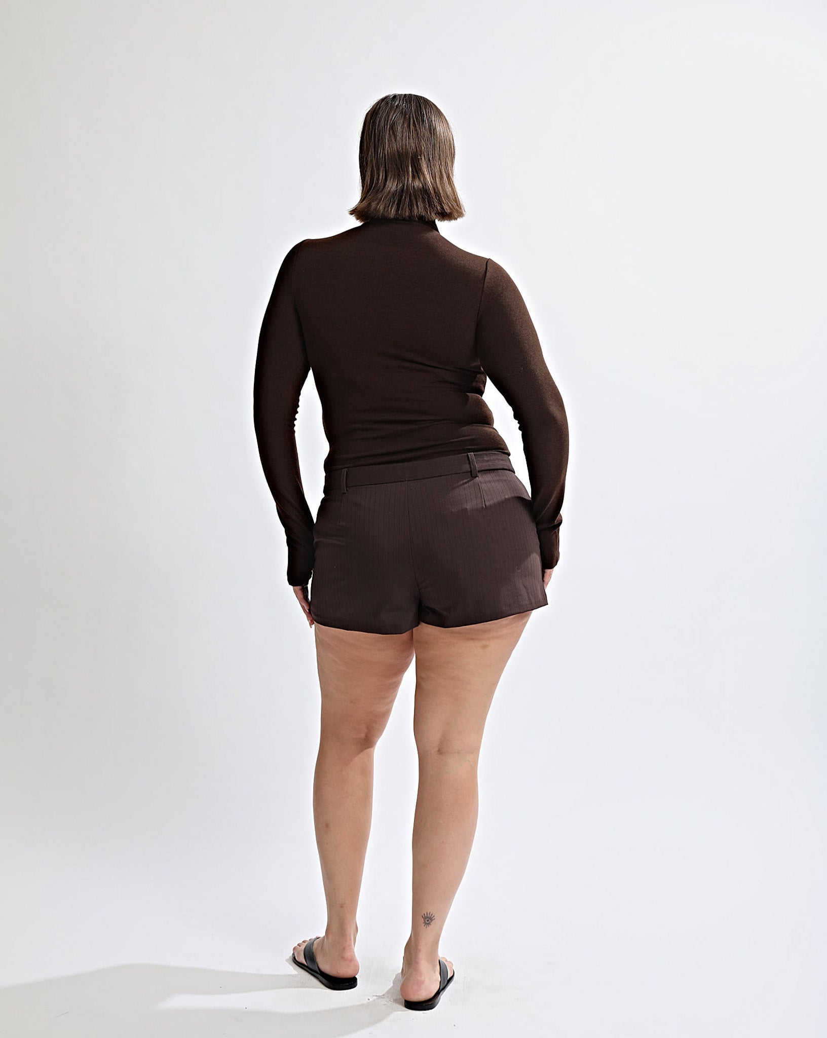 Amelia Long Sleeve Top Brown