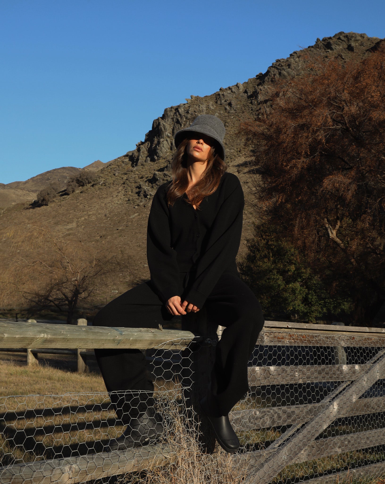 Dion Knit Cardigan Black