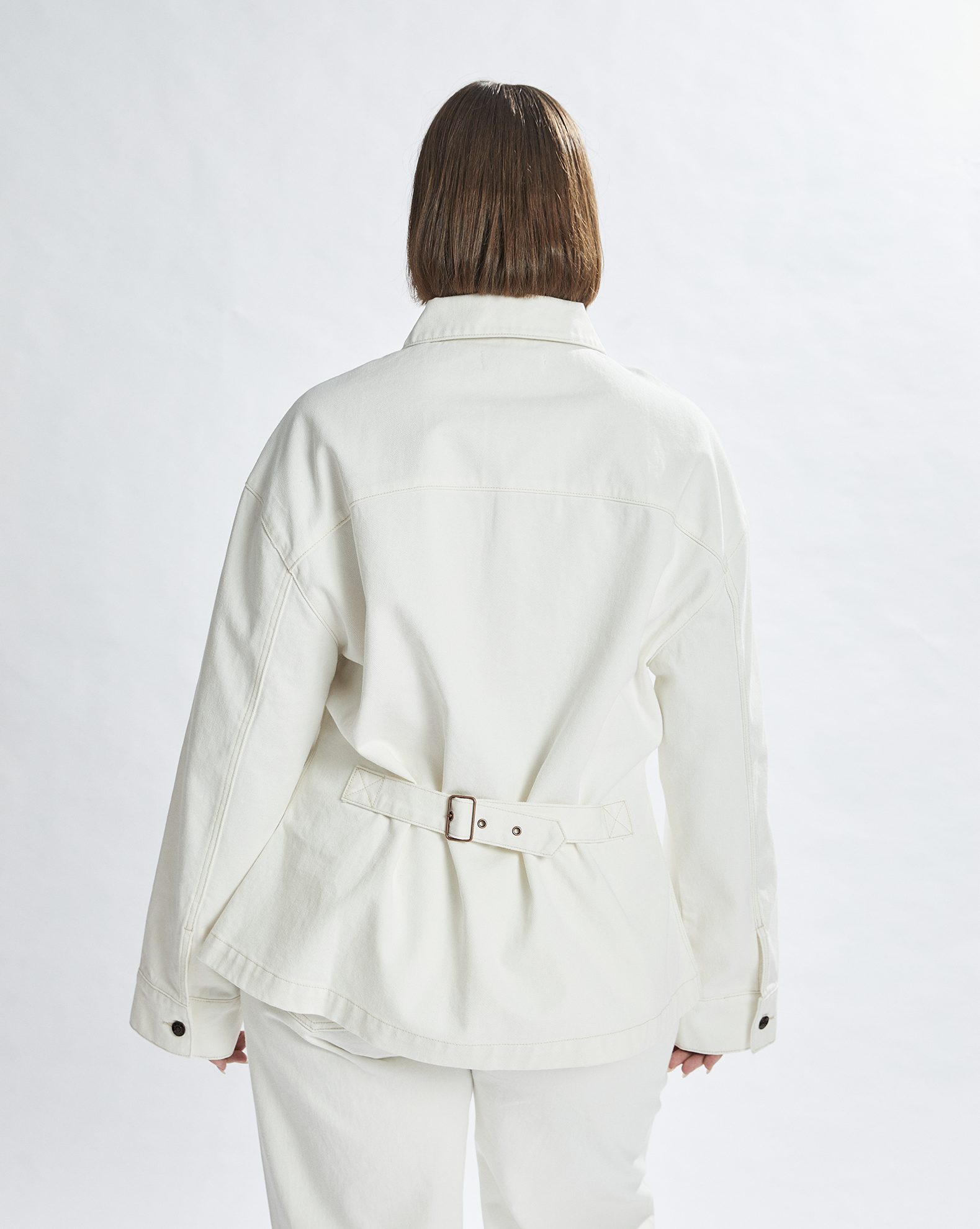 Harley Denim Shirt White