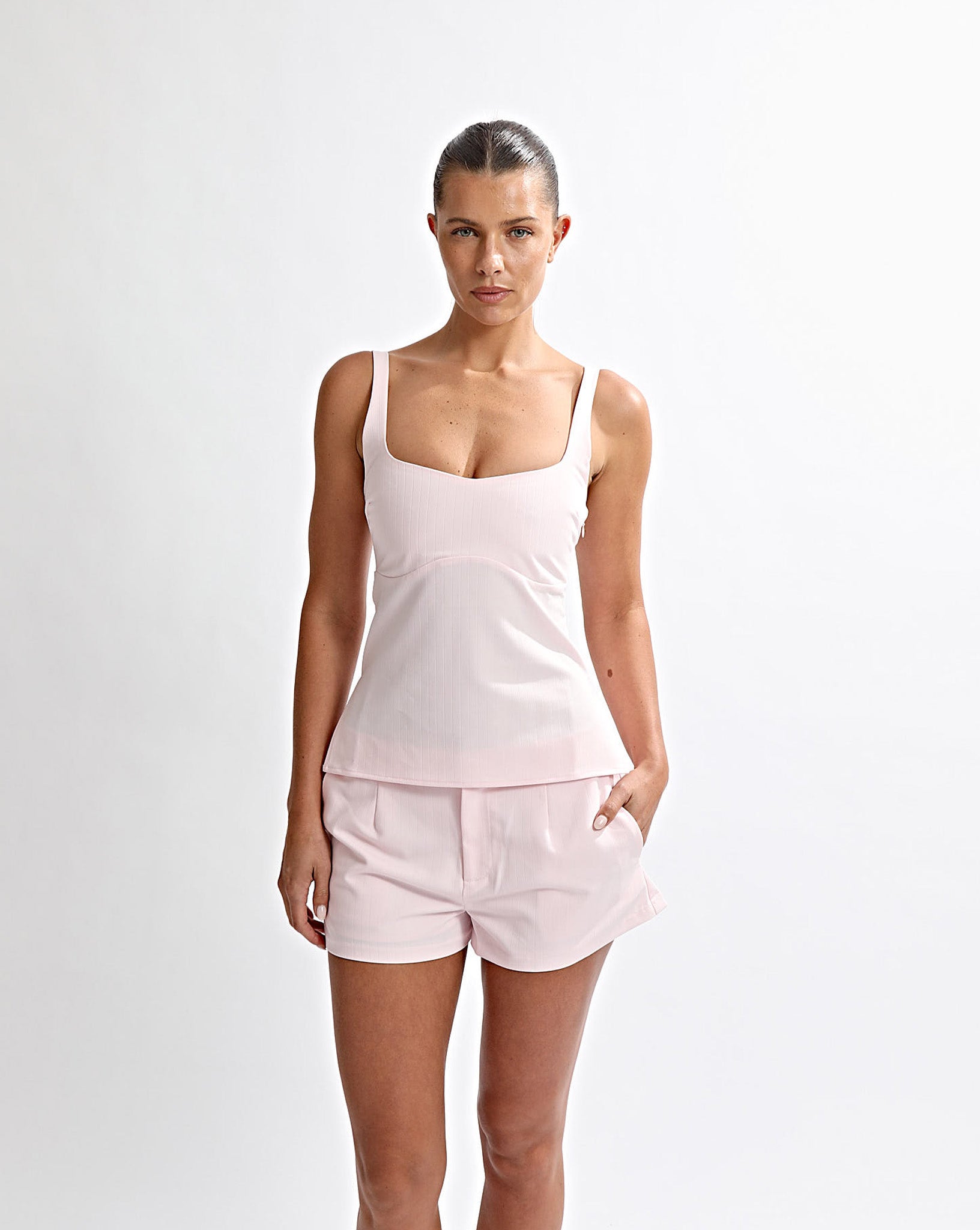 Luca Top Pink Stripe