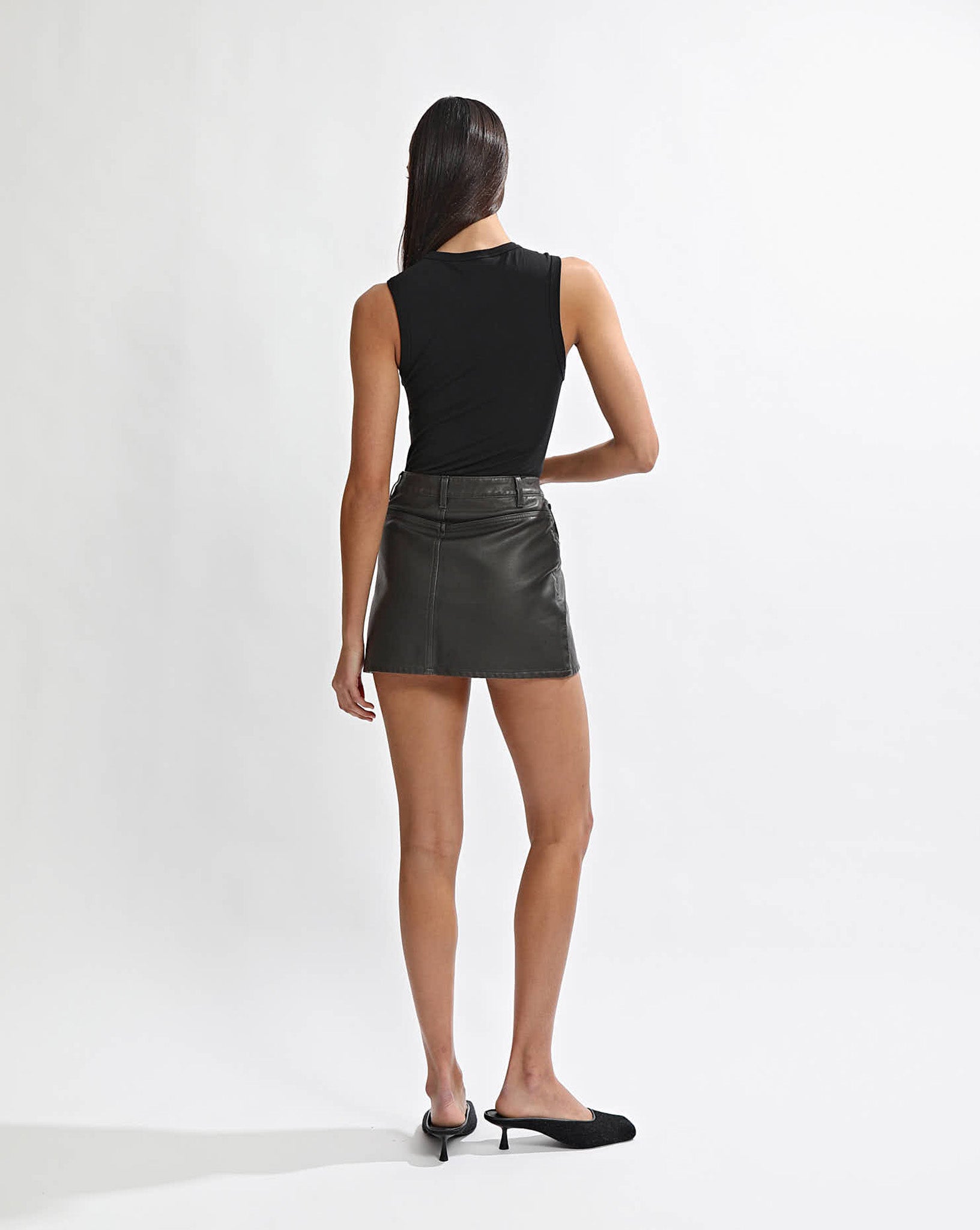 Adrian Mini Skirt Vintage Black