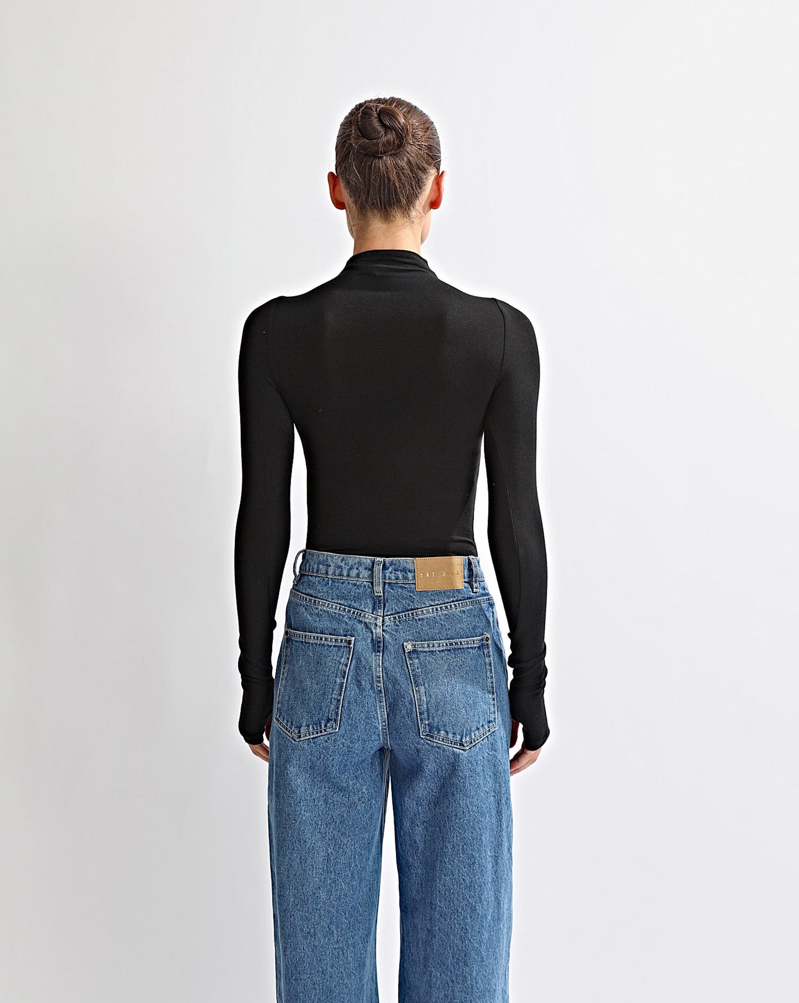 Amelia Long Sleeve Top Black