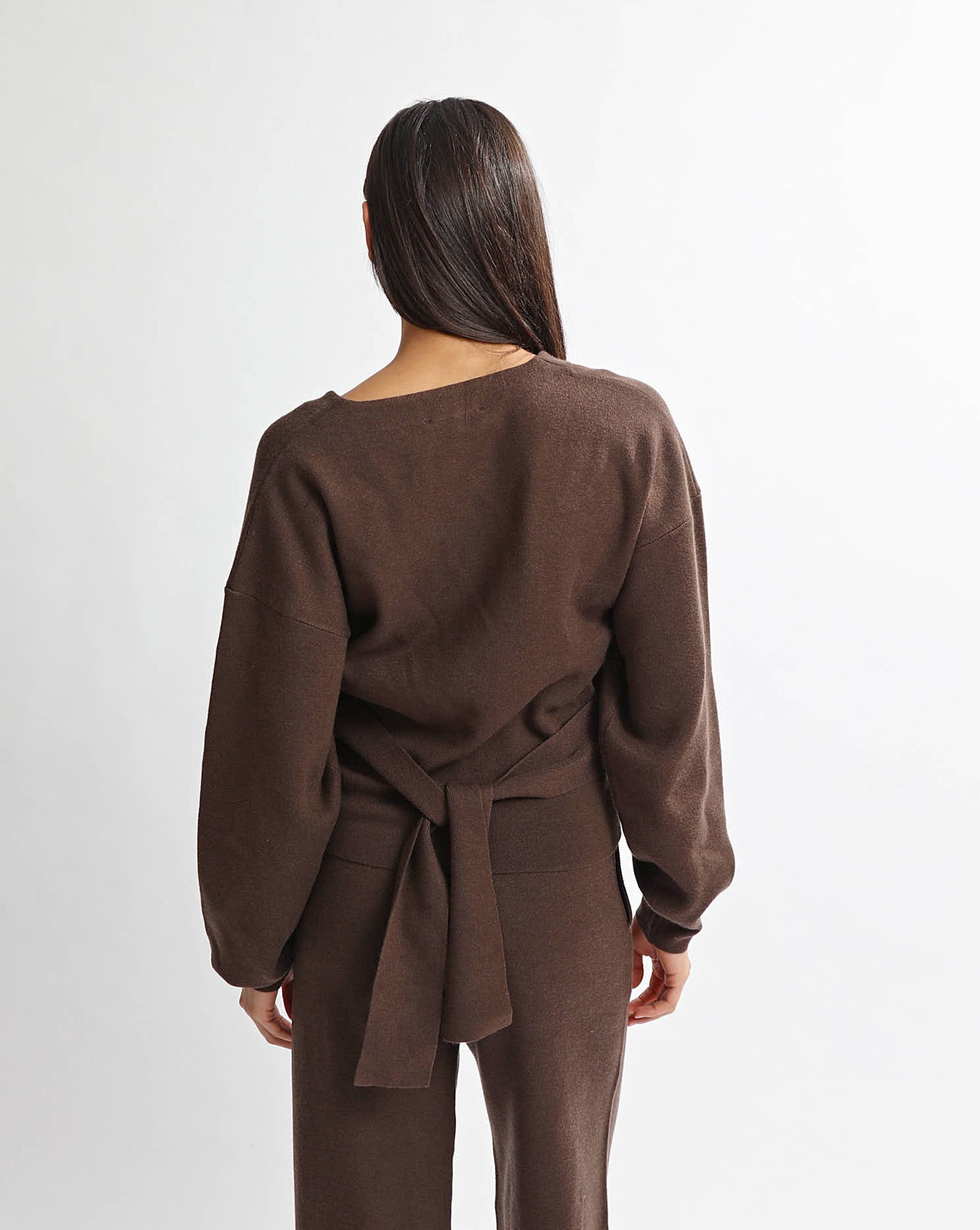 Dion Knit Cardigan Chocolate