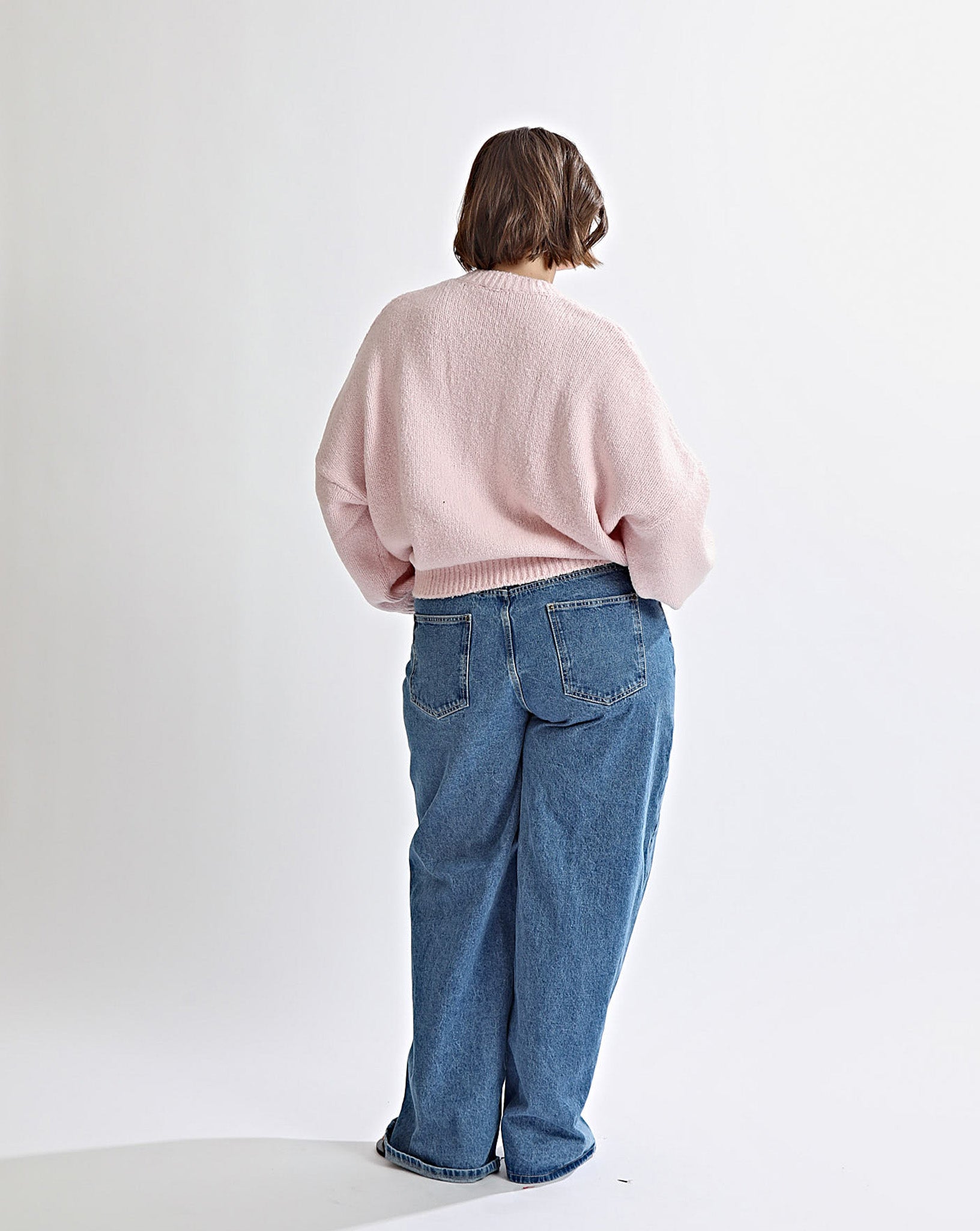 Elliot Knit Zip Jumper Pink