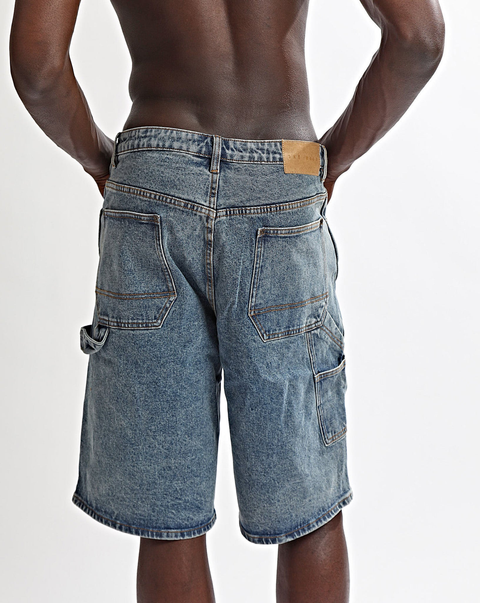 Brooks Denim Shorts Classic Blue