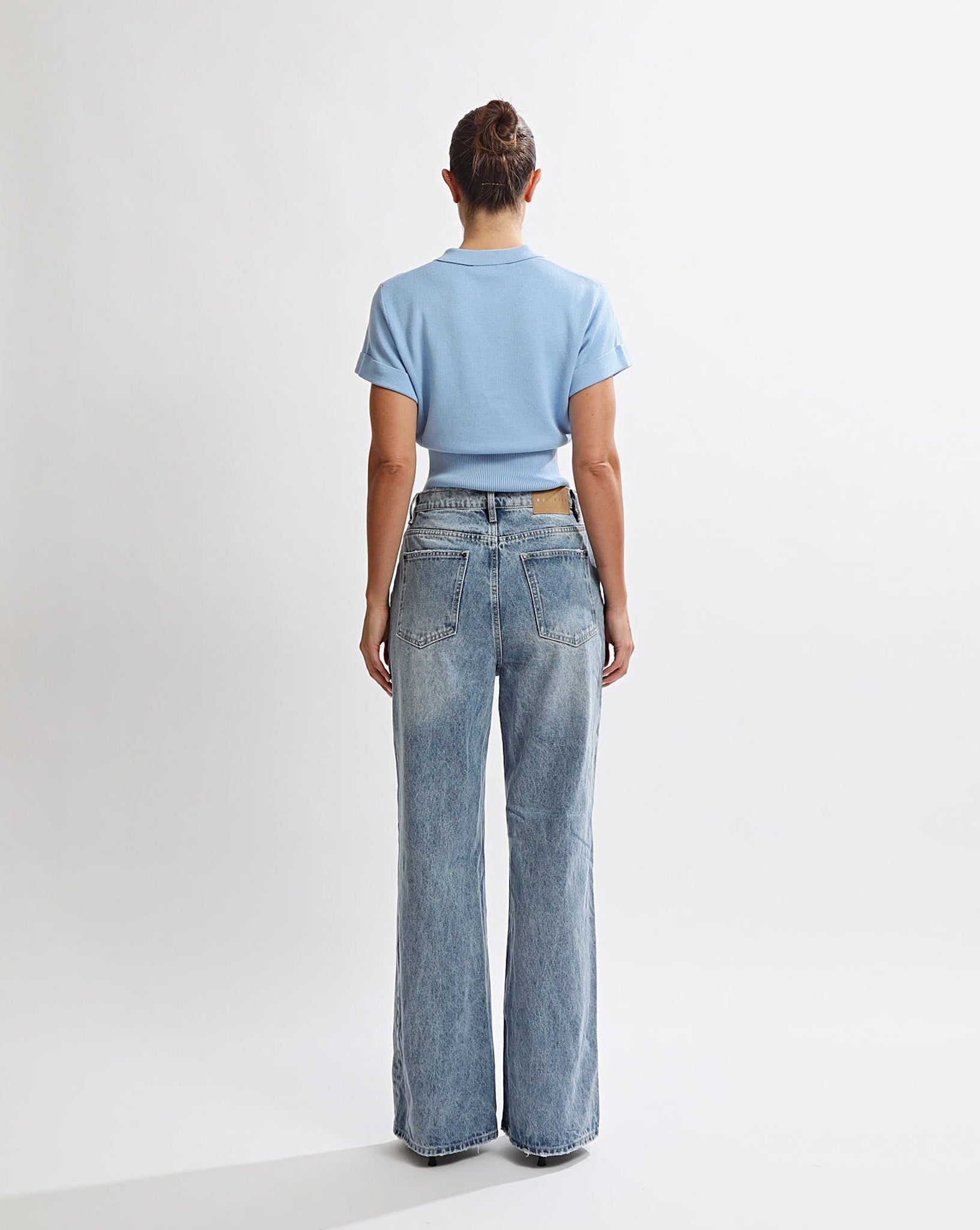 Blaire Knit Top Azzure