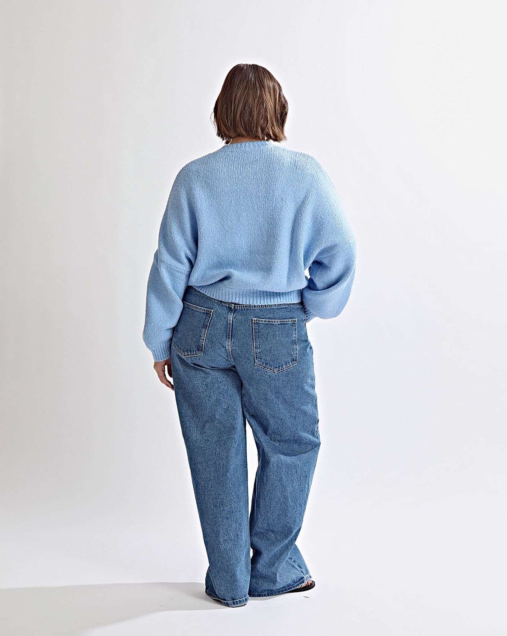 Elliot Knit Zip Jumper Blue