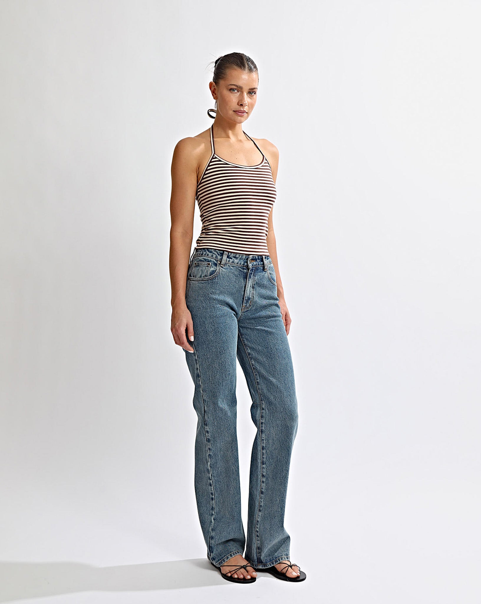 Layton Jeans Classic Blue Cropped