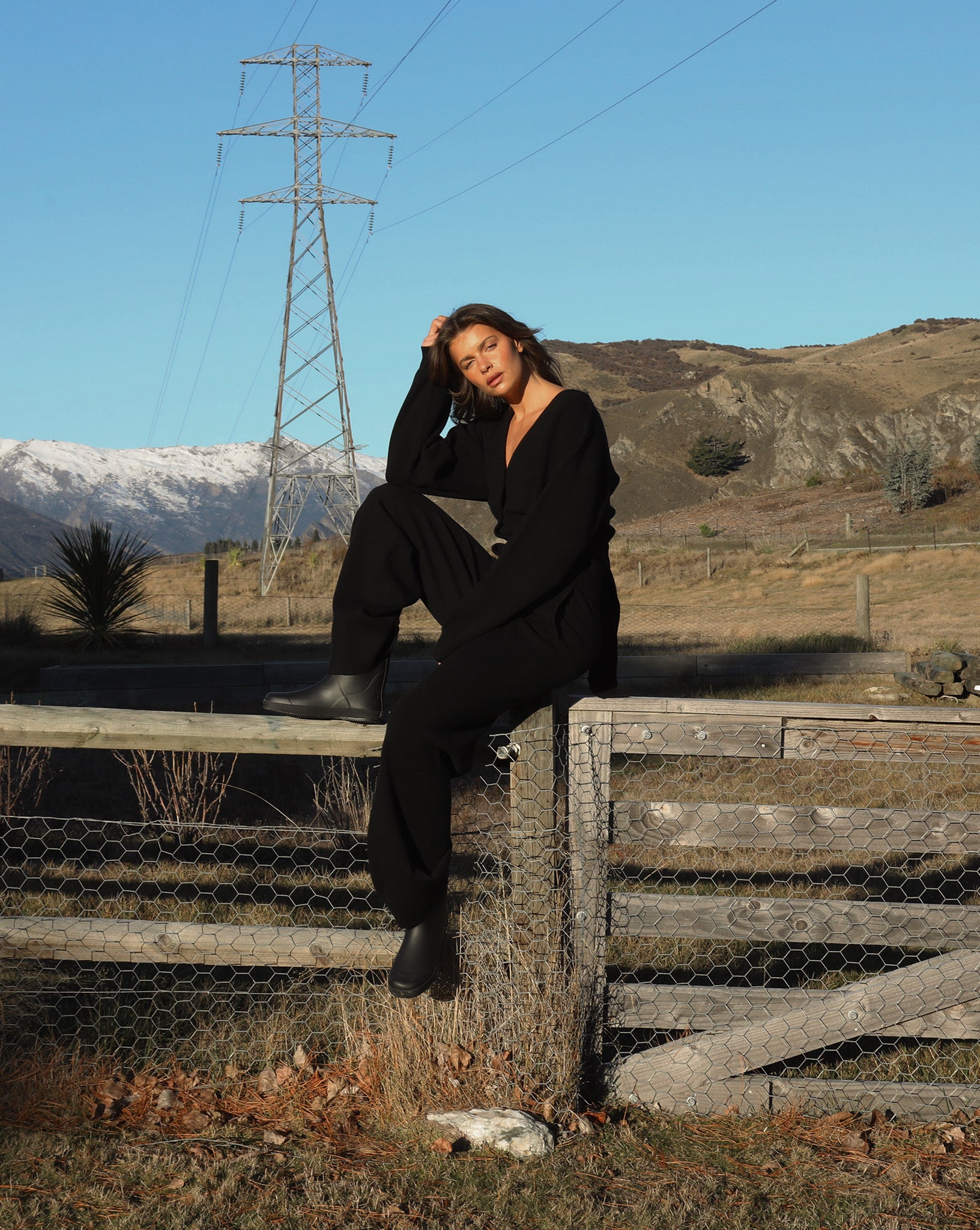 Dion Knit Pants Black Regular/Tall