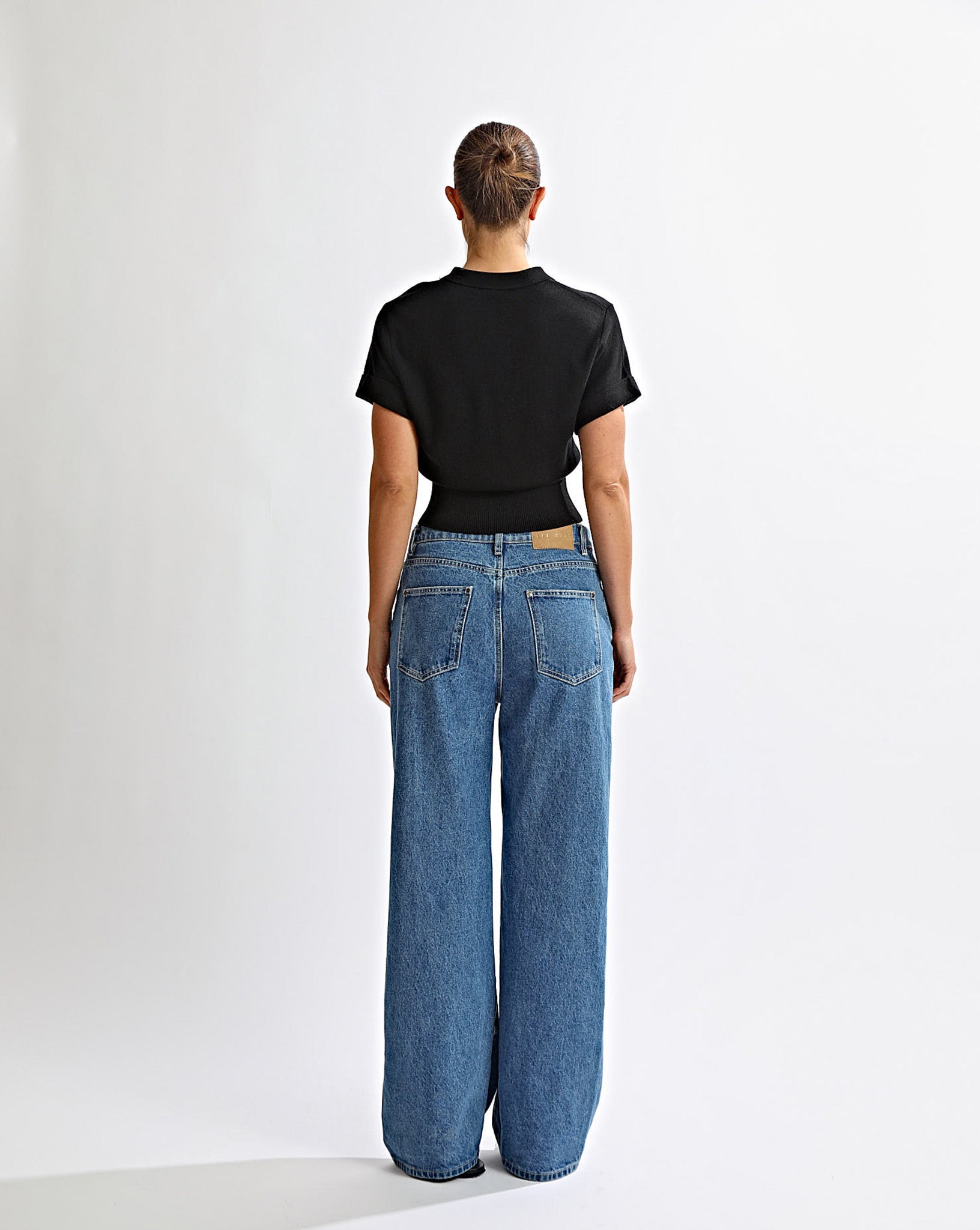 Blaire Knit Top Black