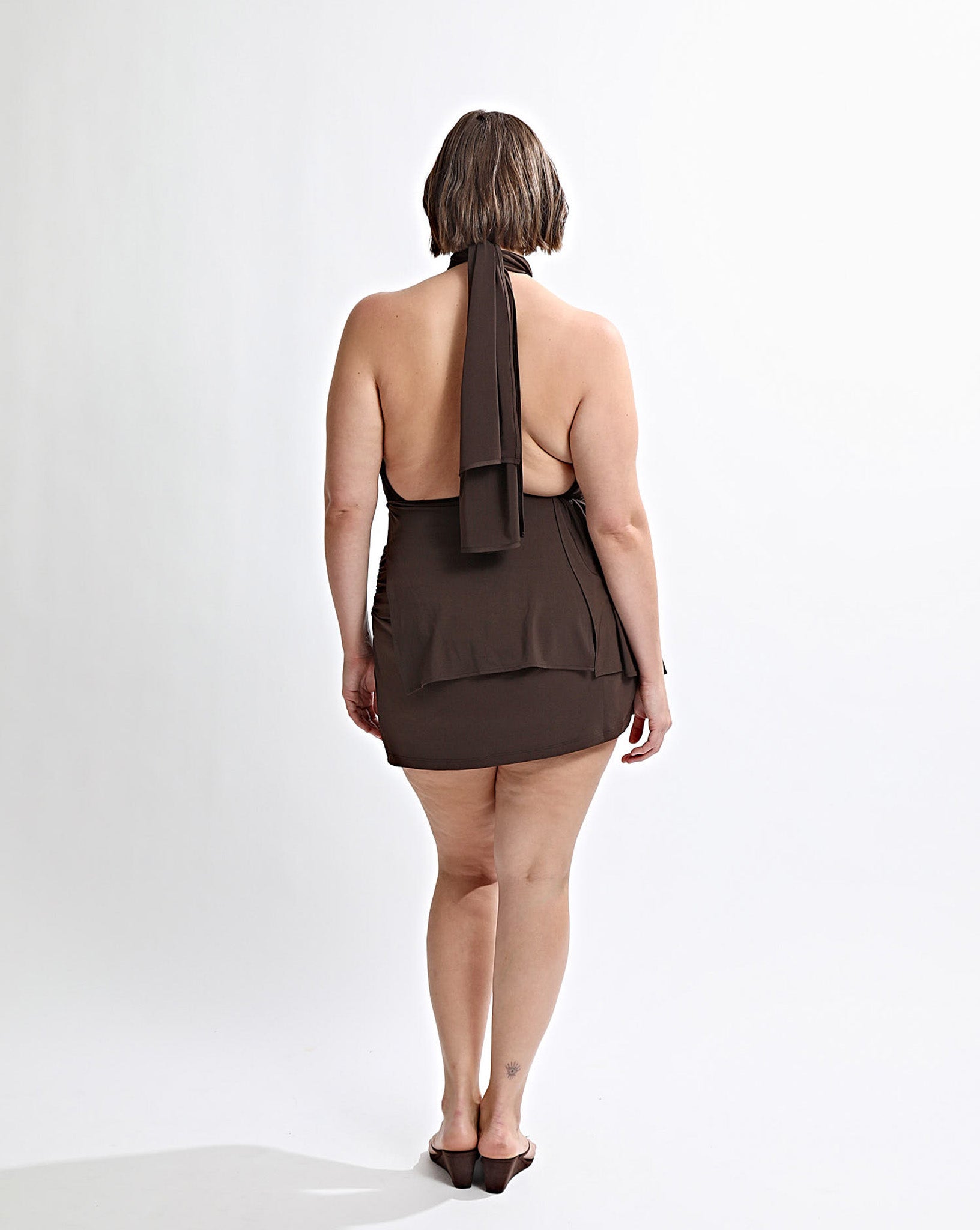 Pamela Mini Skirt Chocolate