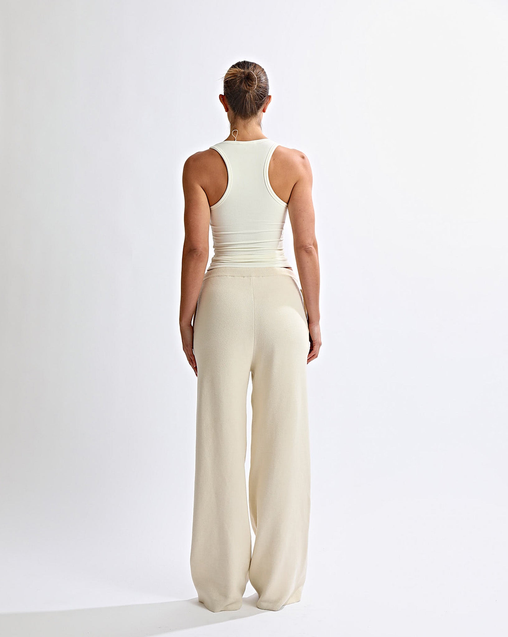 Dion Knit Pants Cream Regular/Tall