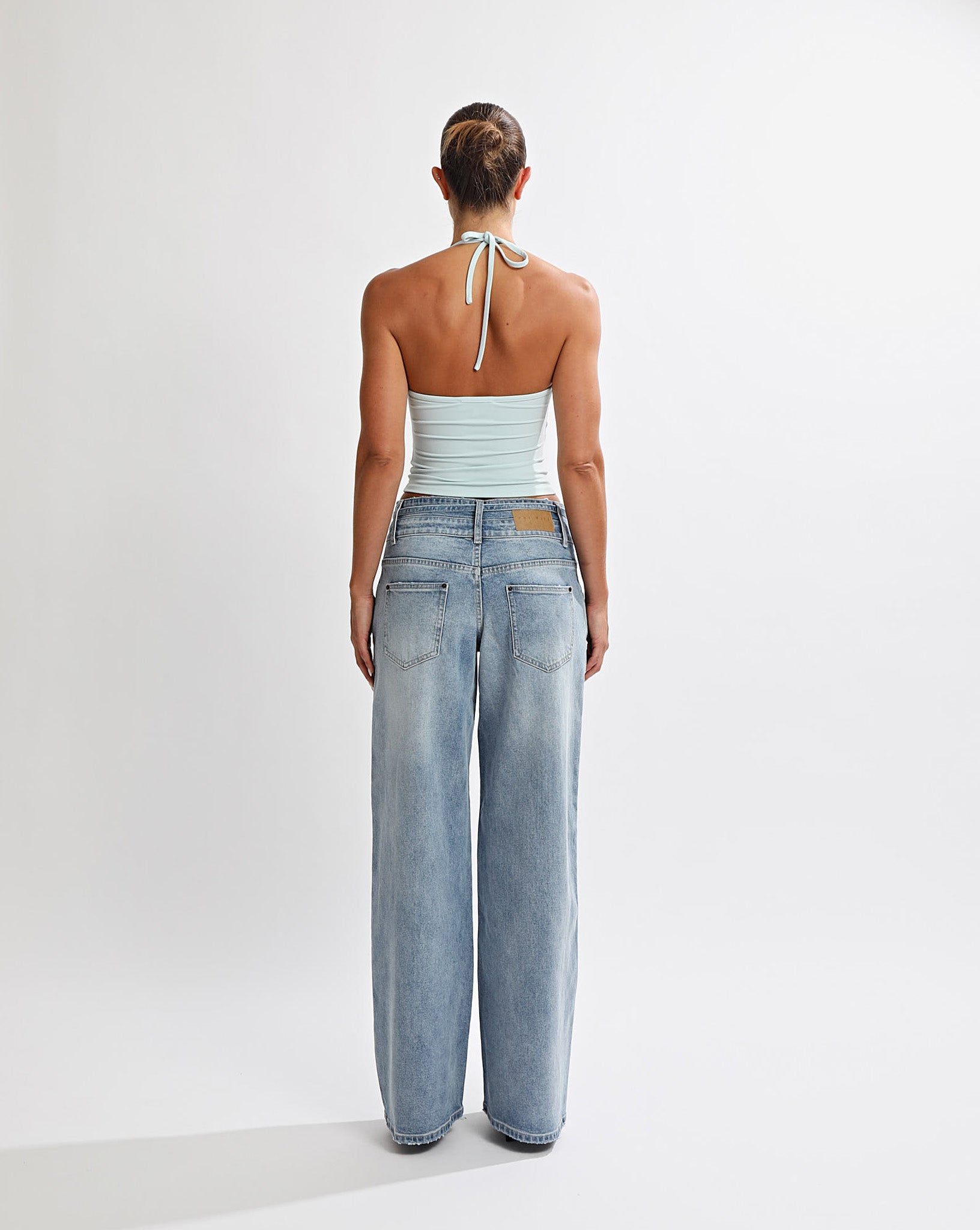 Anna Halter Tank Aqua