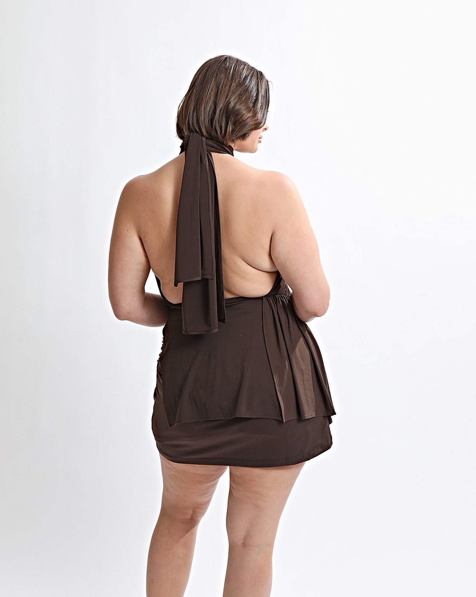 Pamela Wrap Top Chocolate