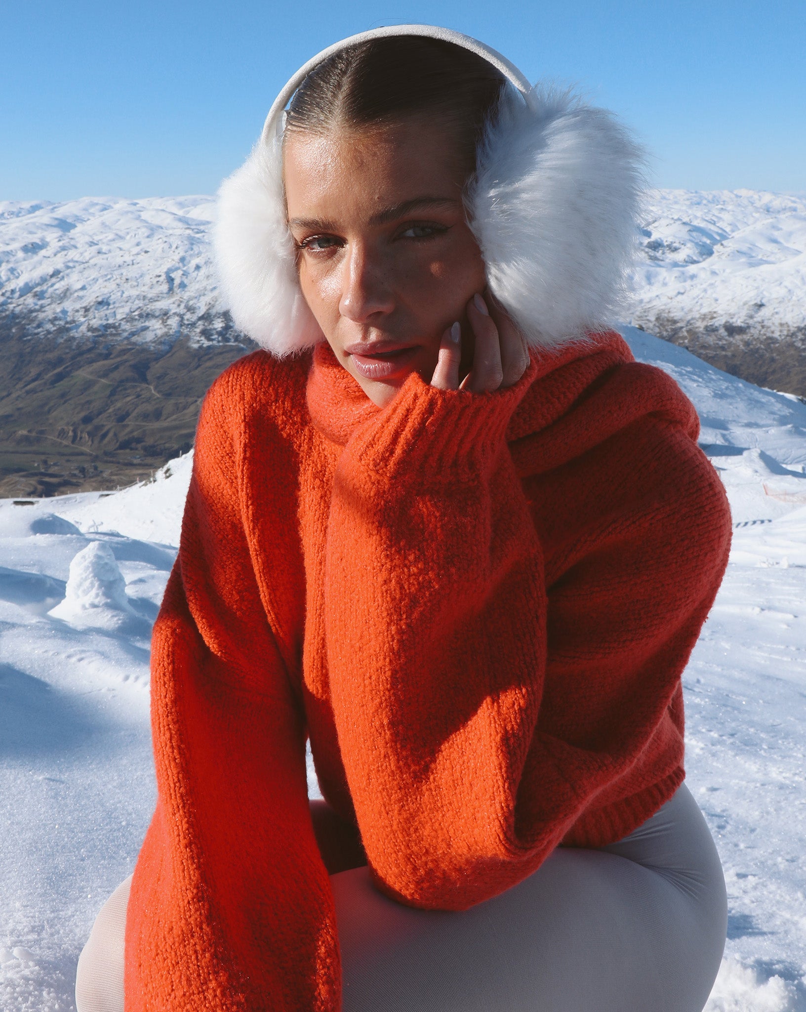 Elliot Knit Zip Jumper Red Marl