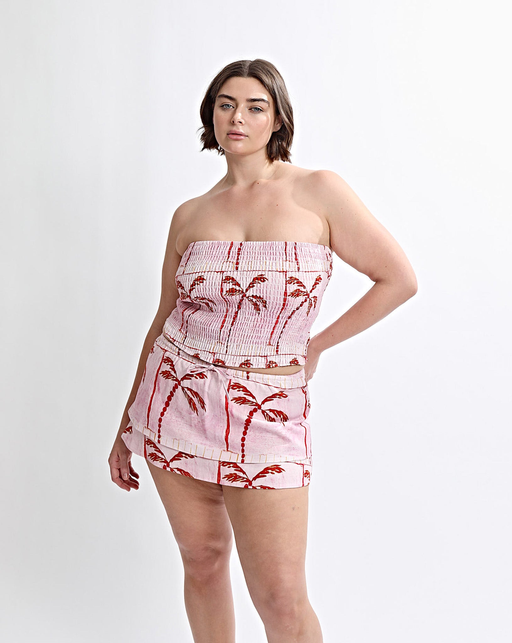 Lola Mini Skirt Pink Tonic