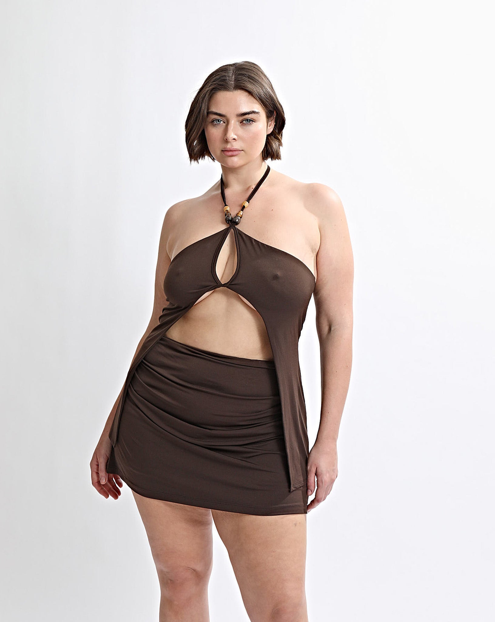 Pamela Halter Top Chocolate