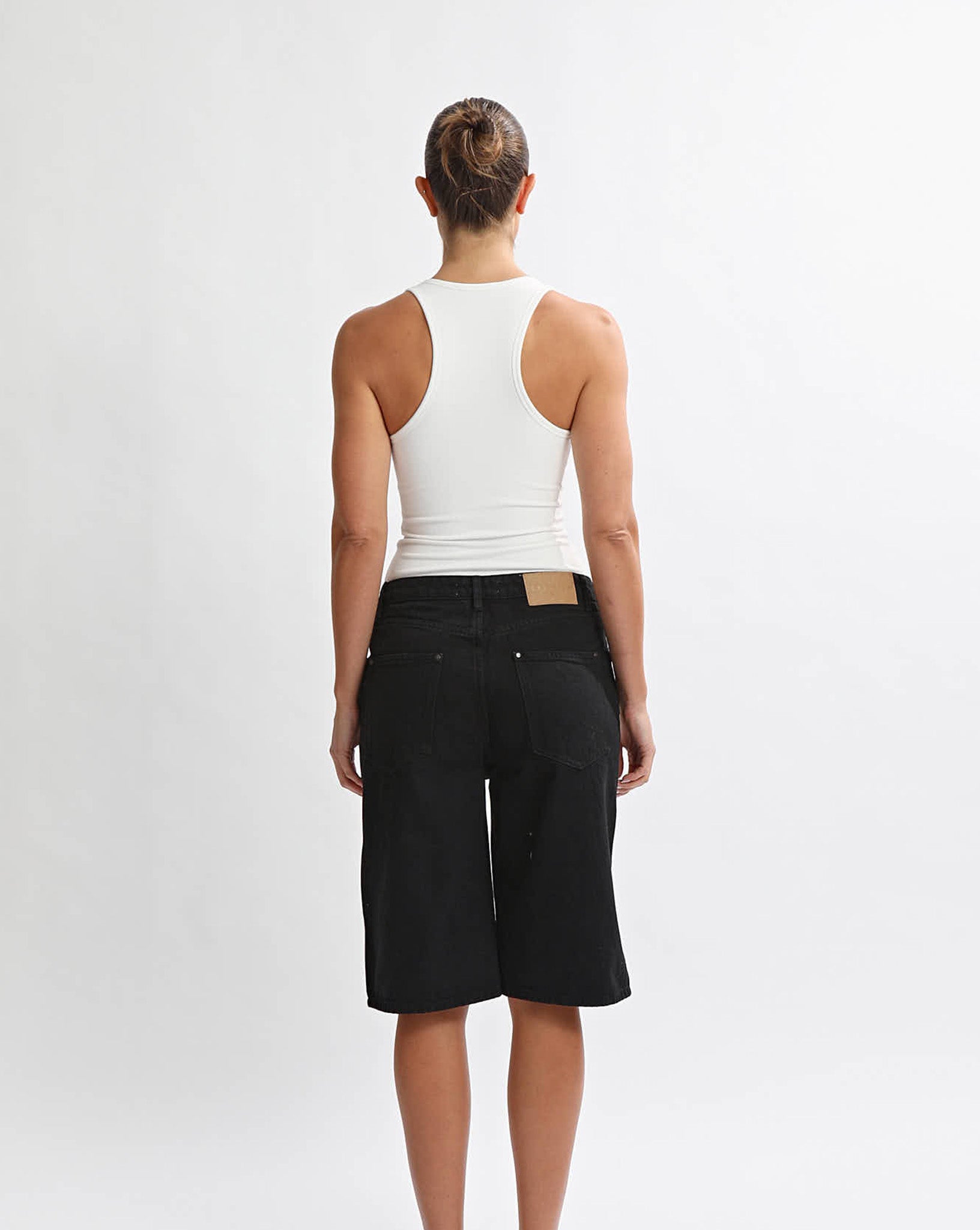 Toby Denim Shorts Black