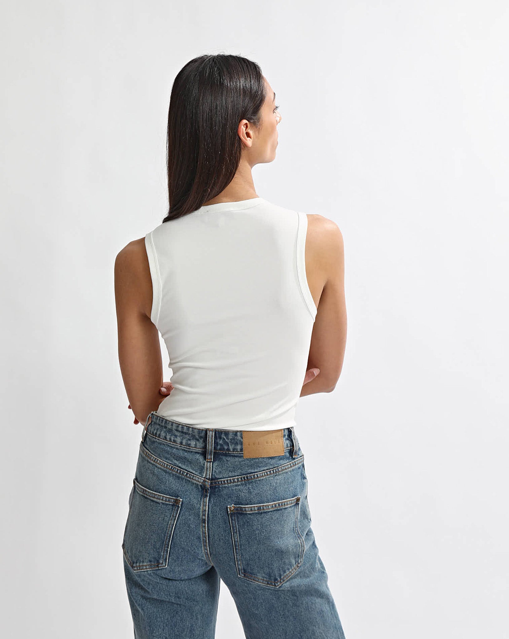 Kai Sleeveless Tee White