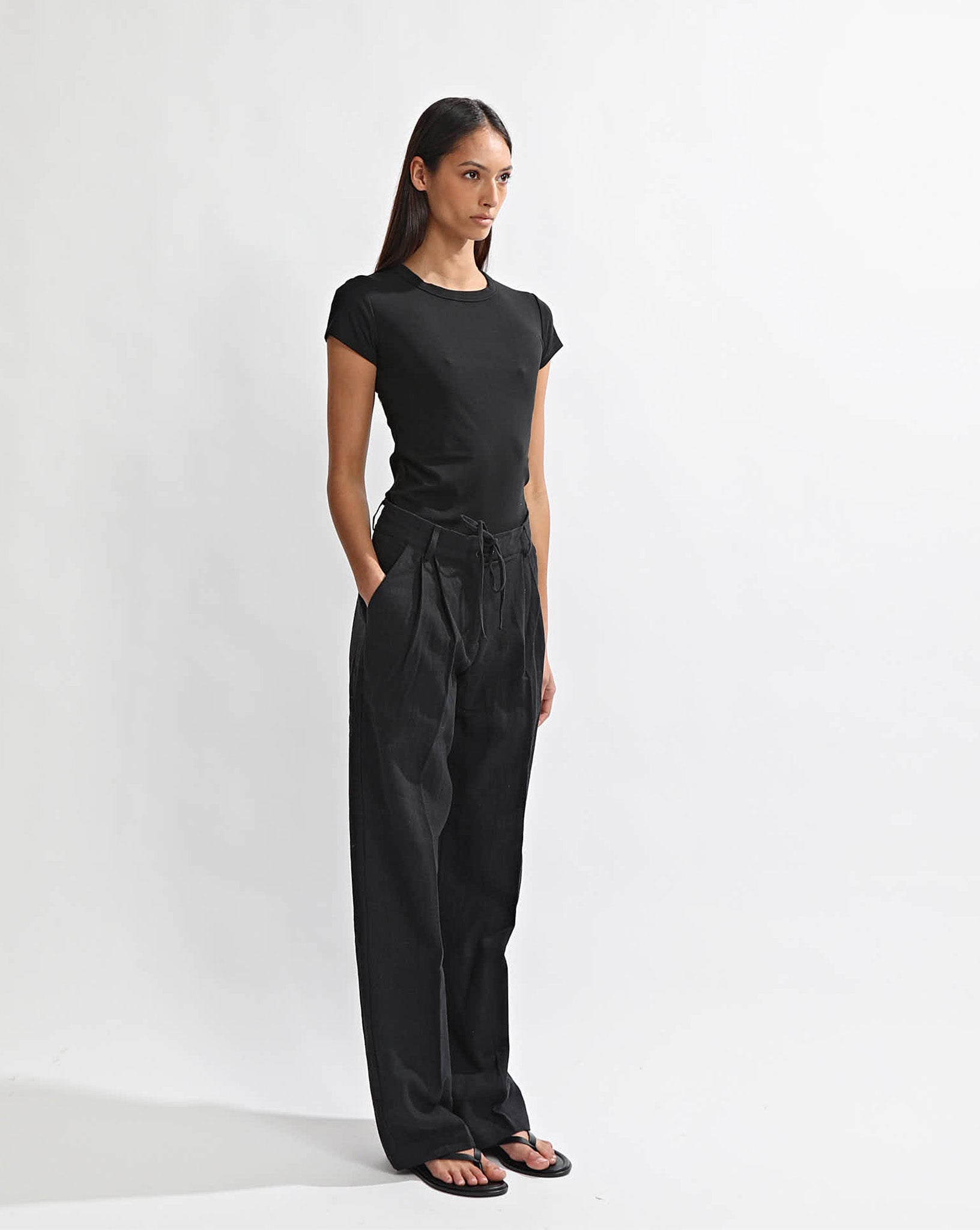 Helena Trousers Black Regular/Tall