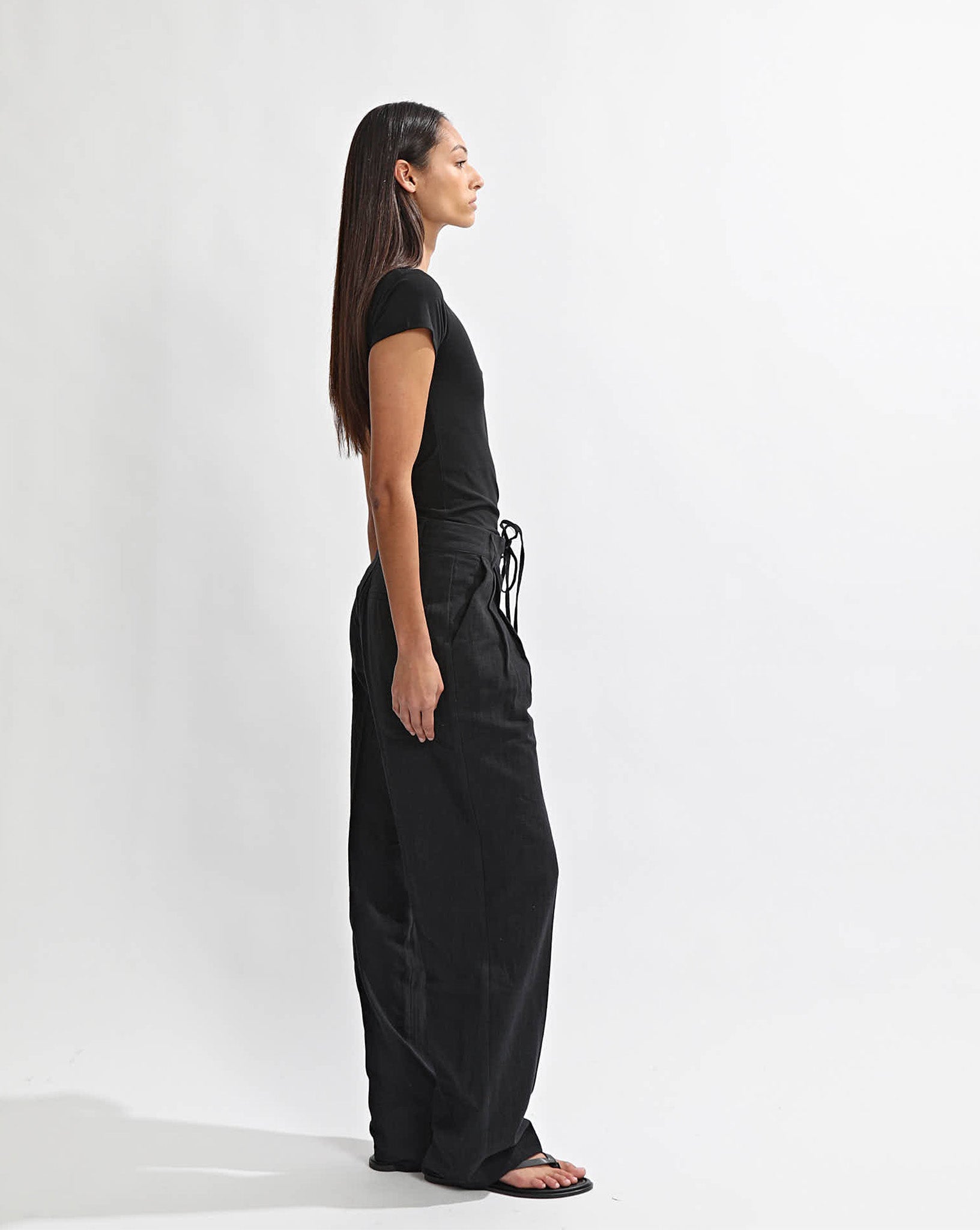 Helena Trousers Black Regular/Tall