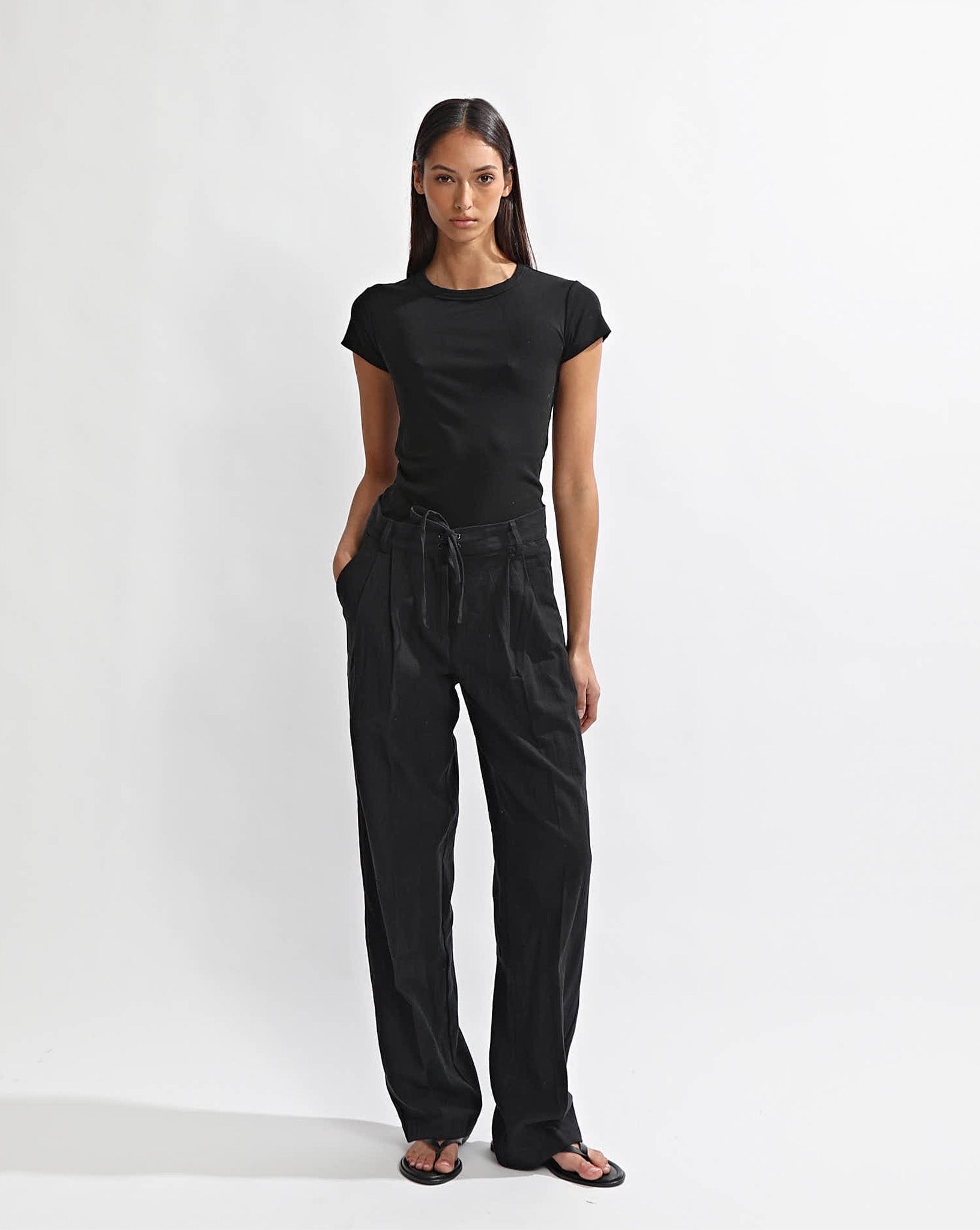 Helena Trousers Black Regular/Tall