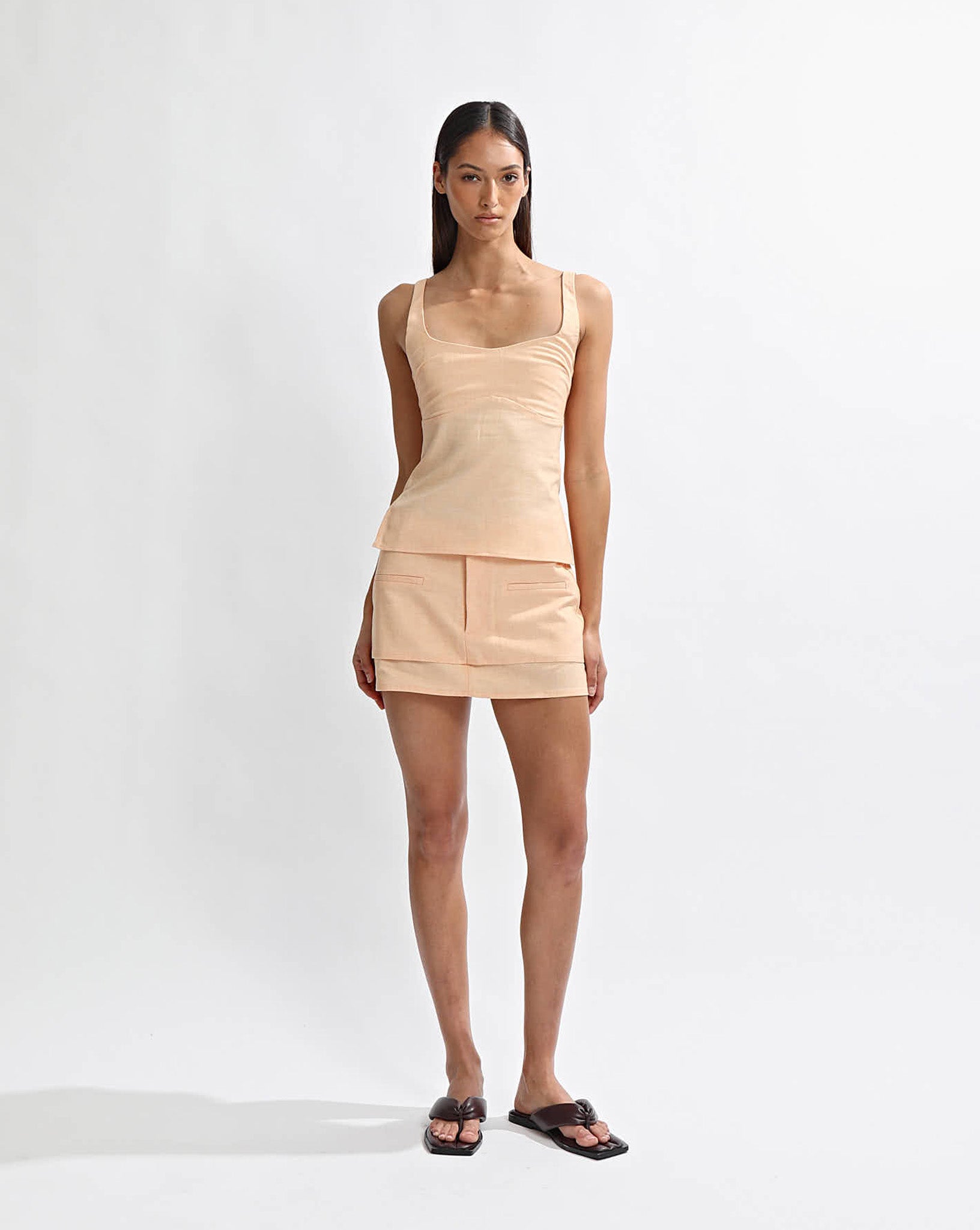Chloe Skirt Peach