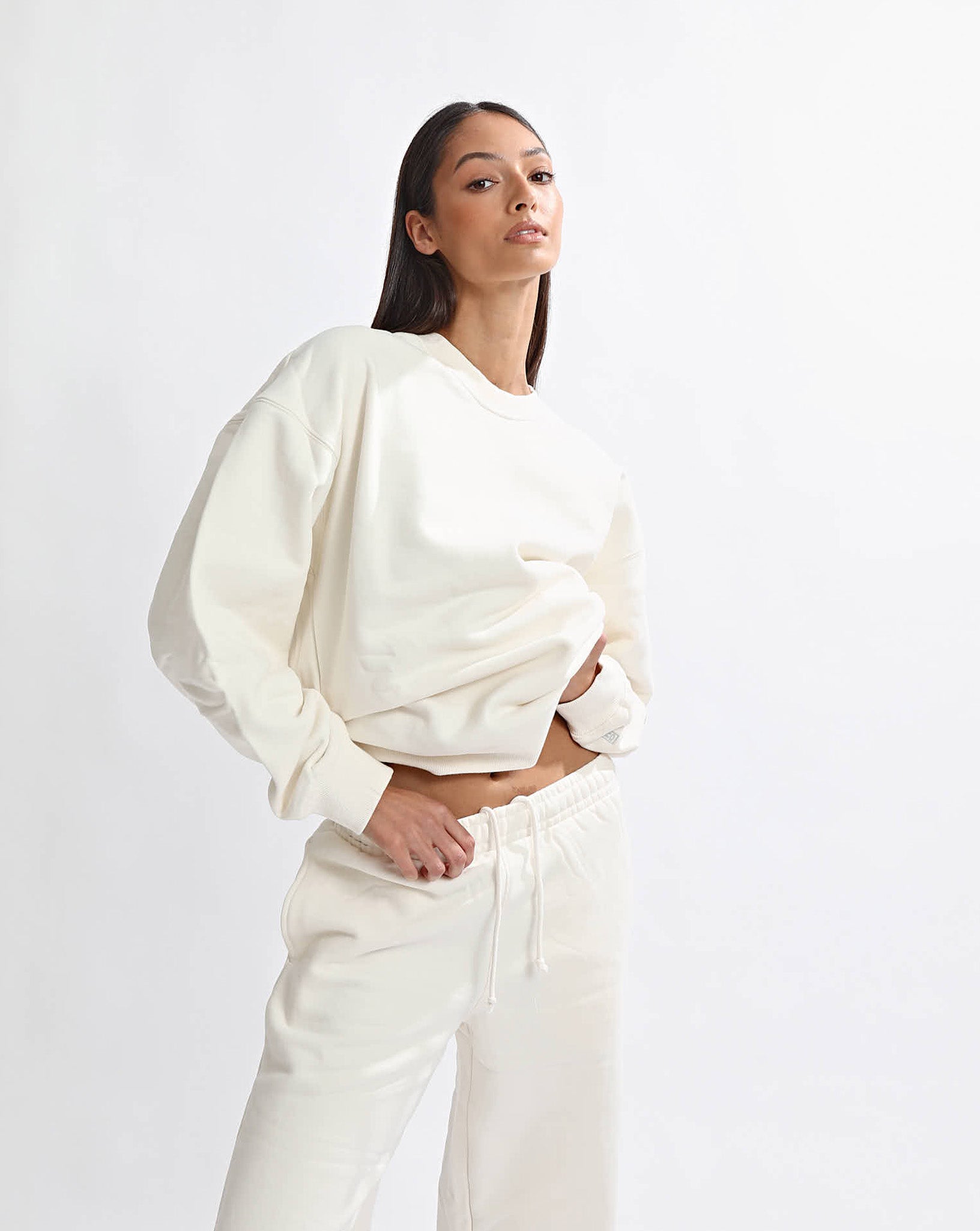 Alfie Crew Neck Cream