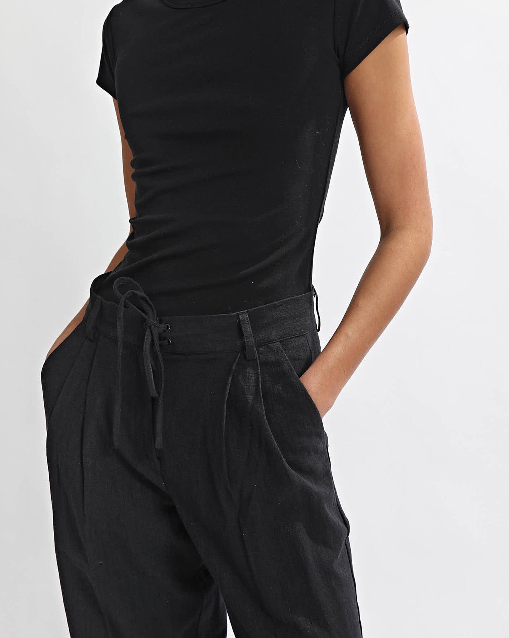 Helena Trousers Black Regular/Tall