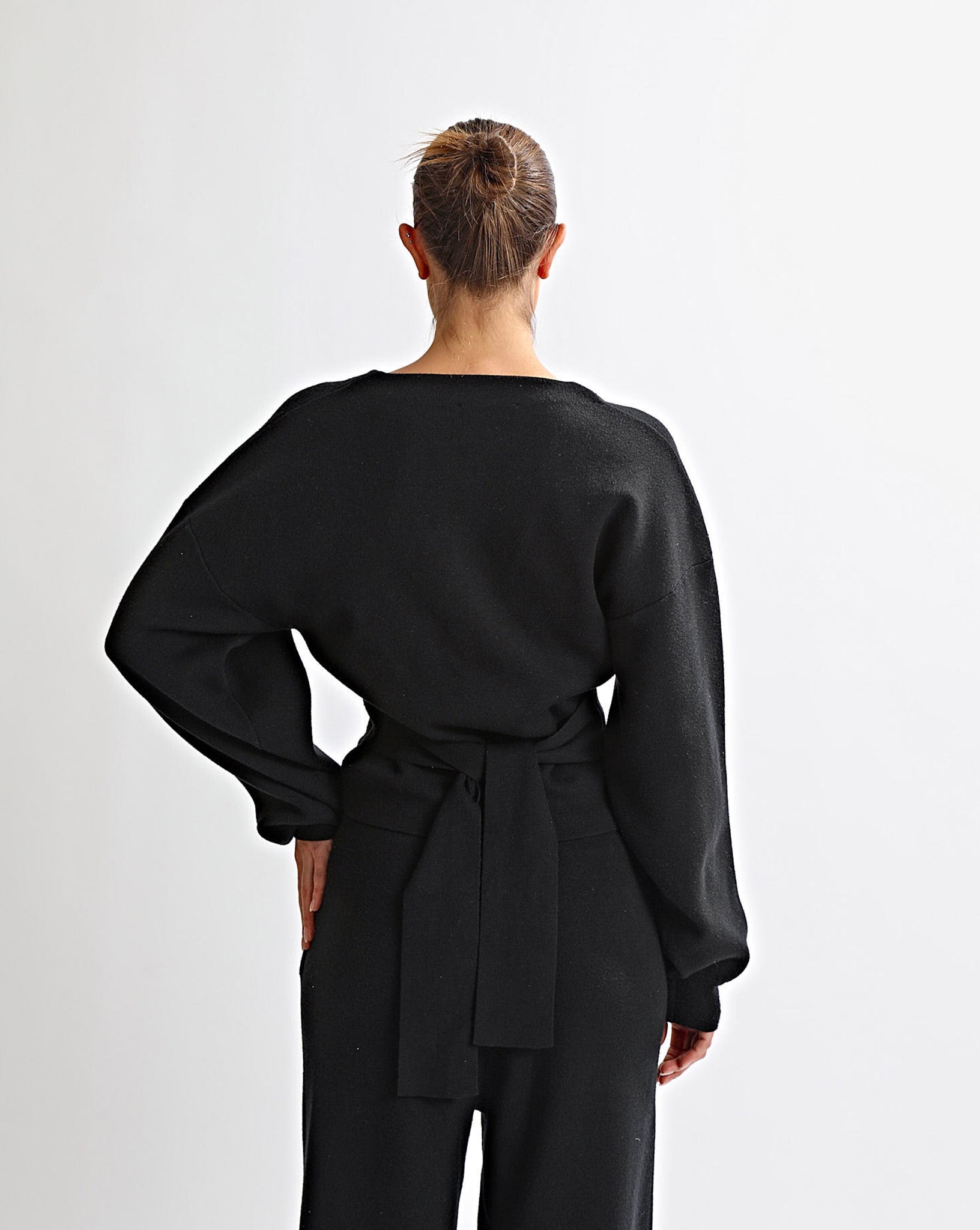 Dion Knit Cardigan Black