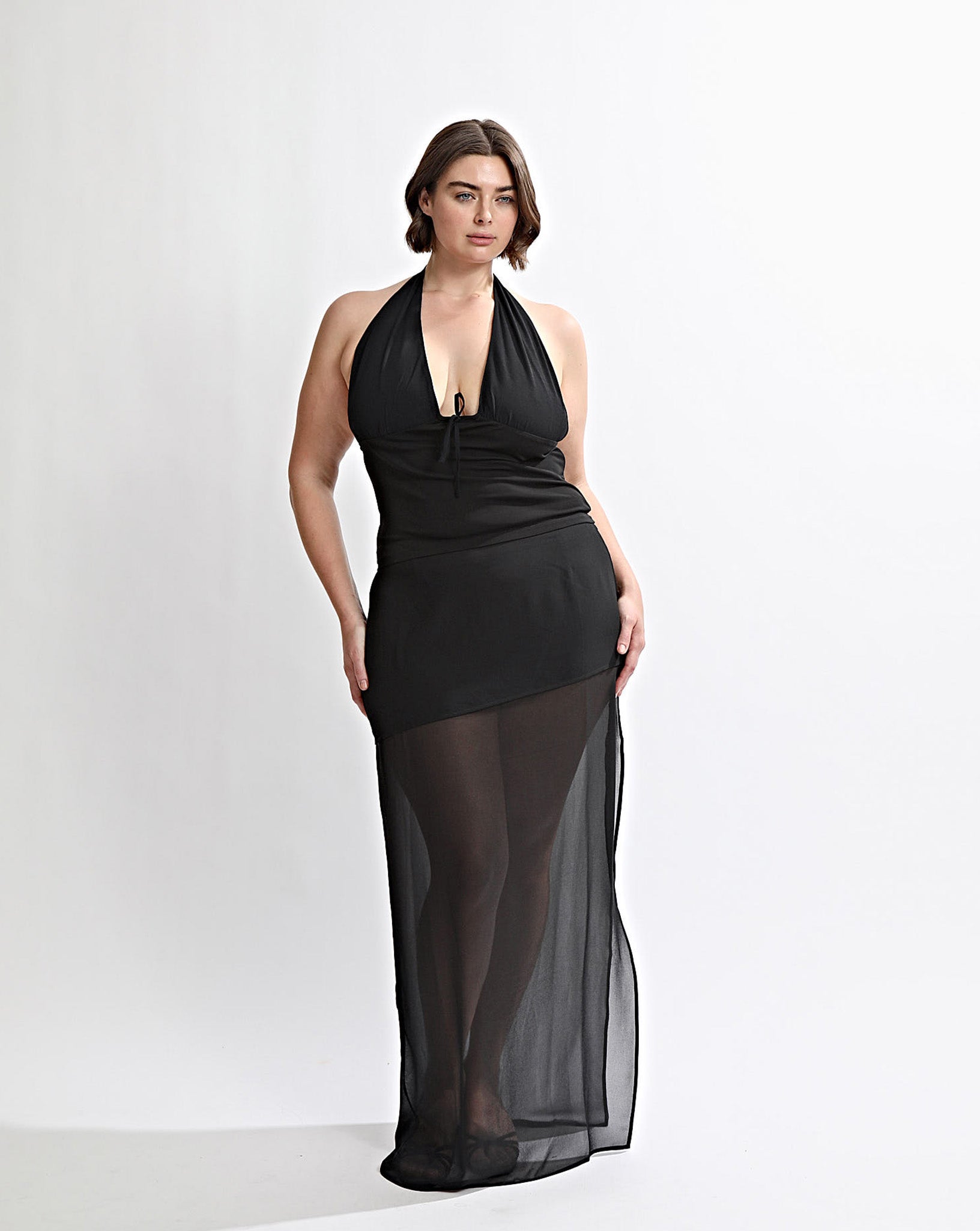 Sage Halter Top Black