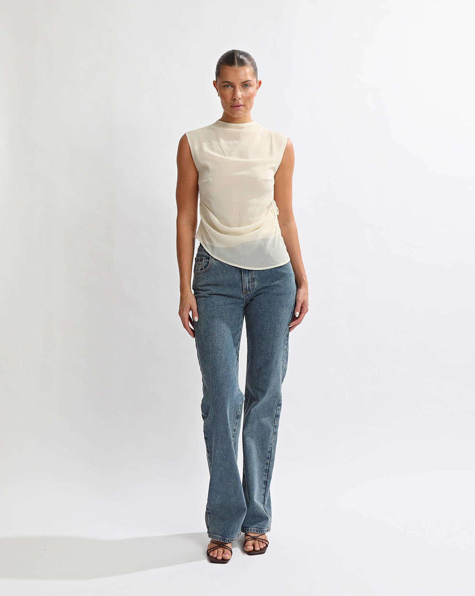 Kendal Top Pale Yellow