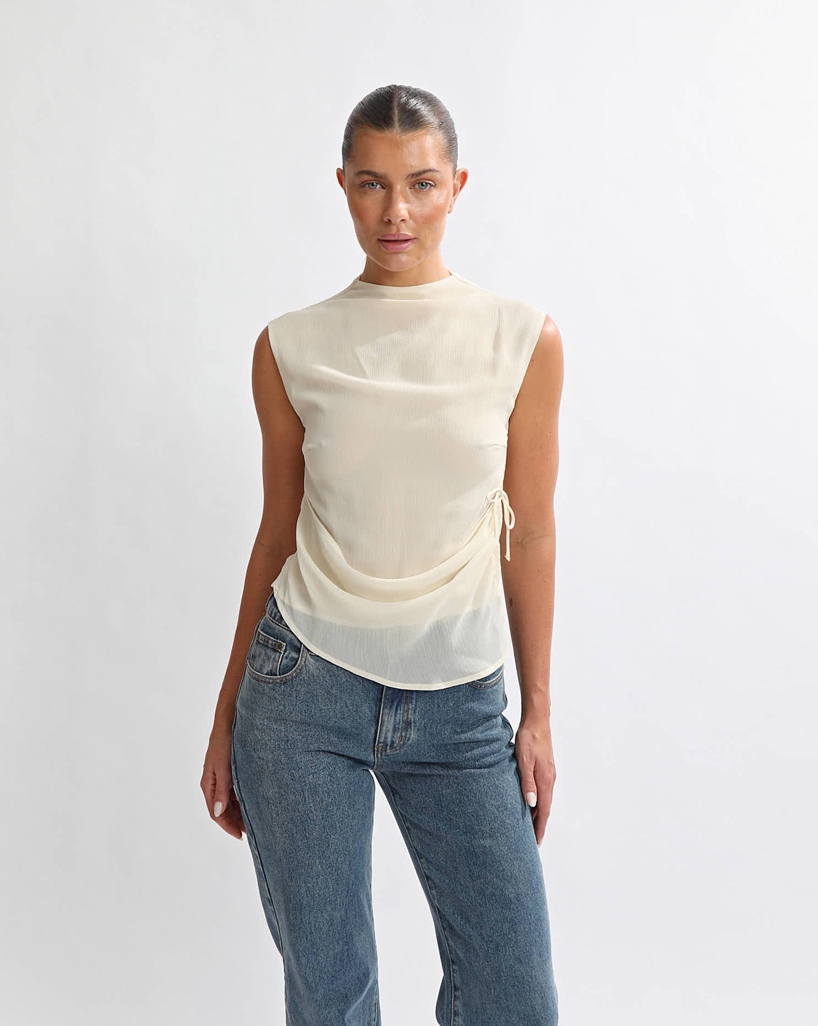 Kendal Top Pale Yellow