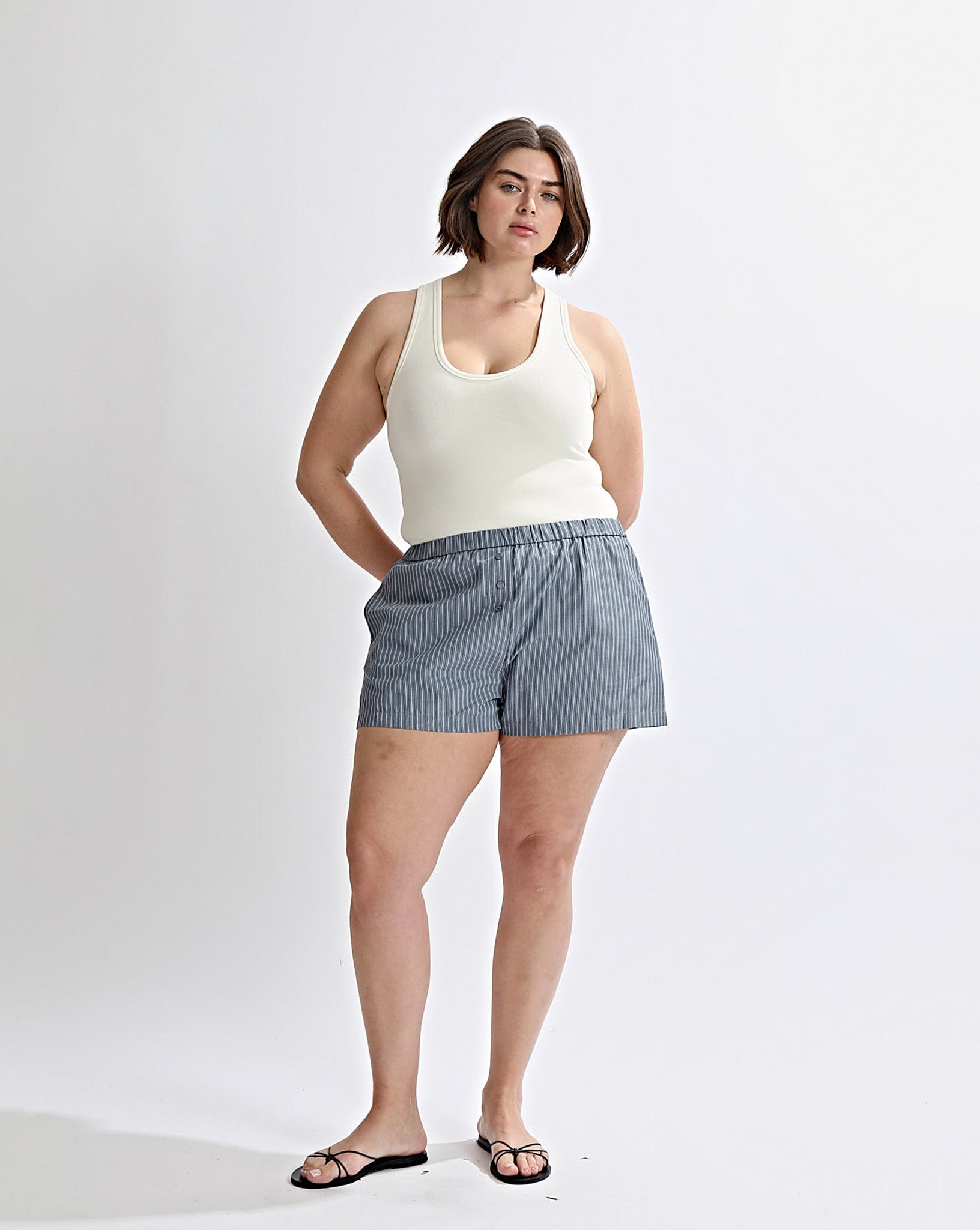 Rowan Shorts Steel Stripe