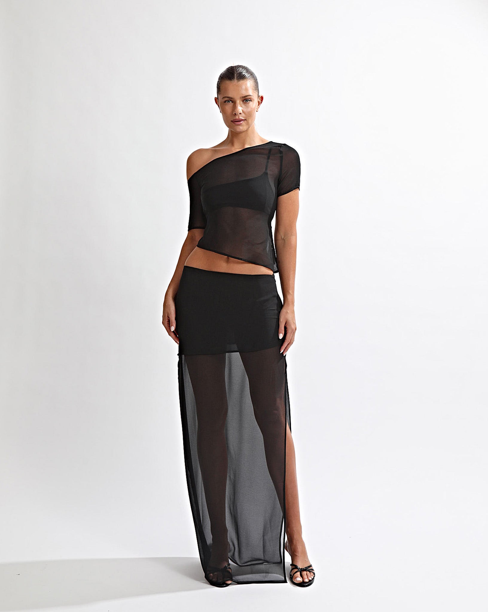Josephine Maxi Skirt Black