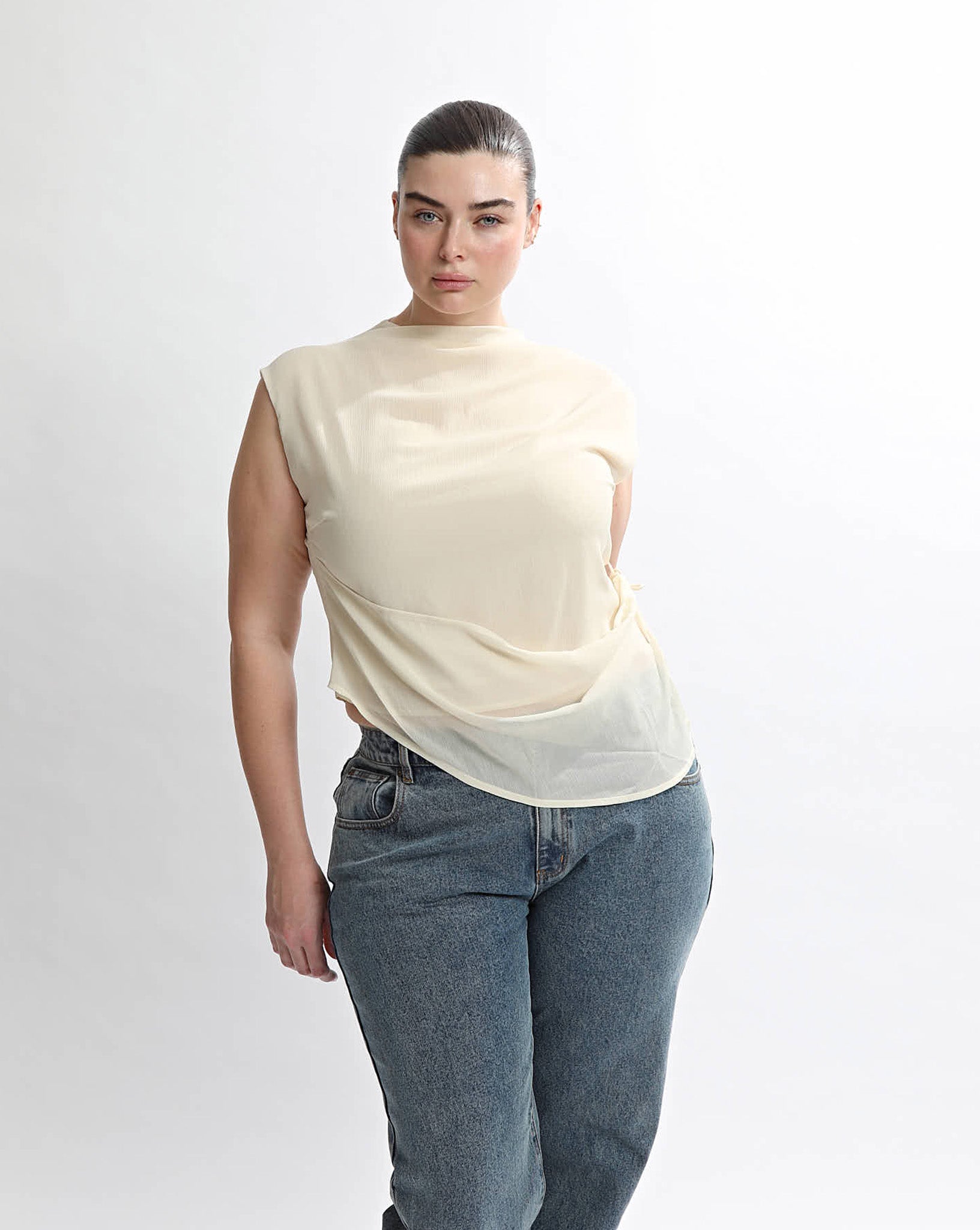 Kendal Top Pale Yellow