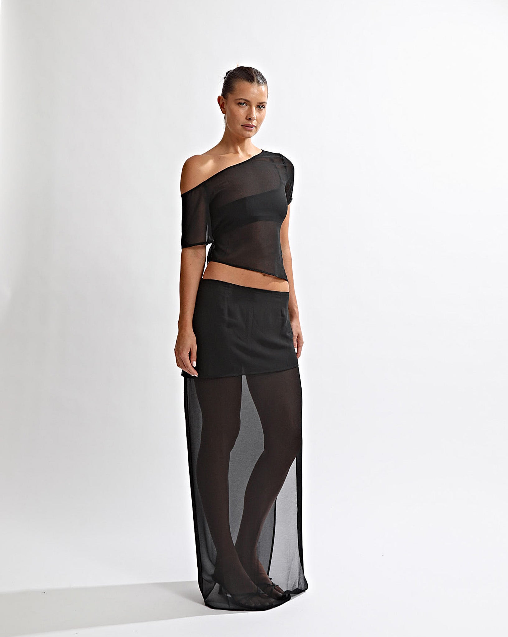Josephine Maxi Skirt Black