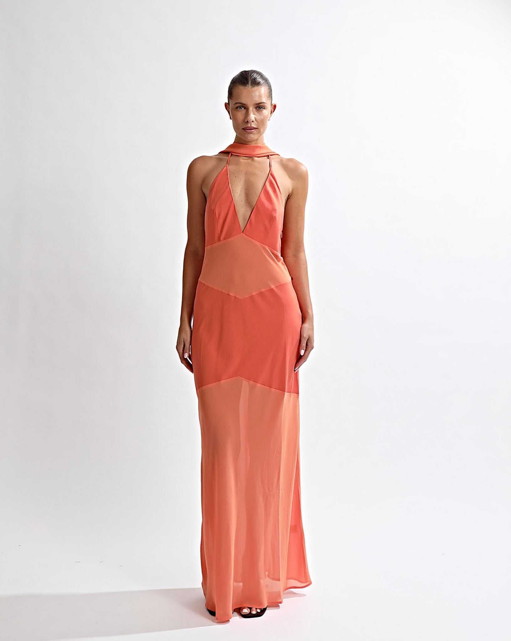 Eryn Maxi Dress Coral