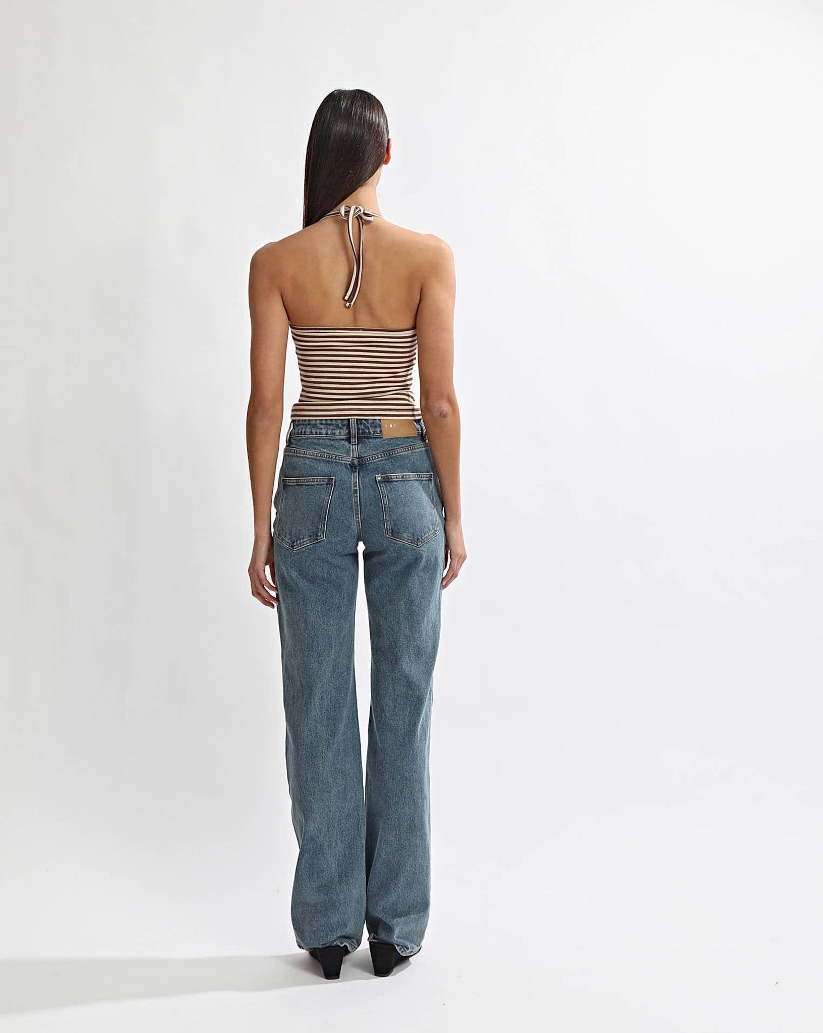 Milan Halter Tank Coffee/Cream