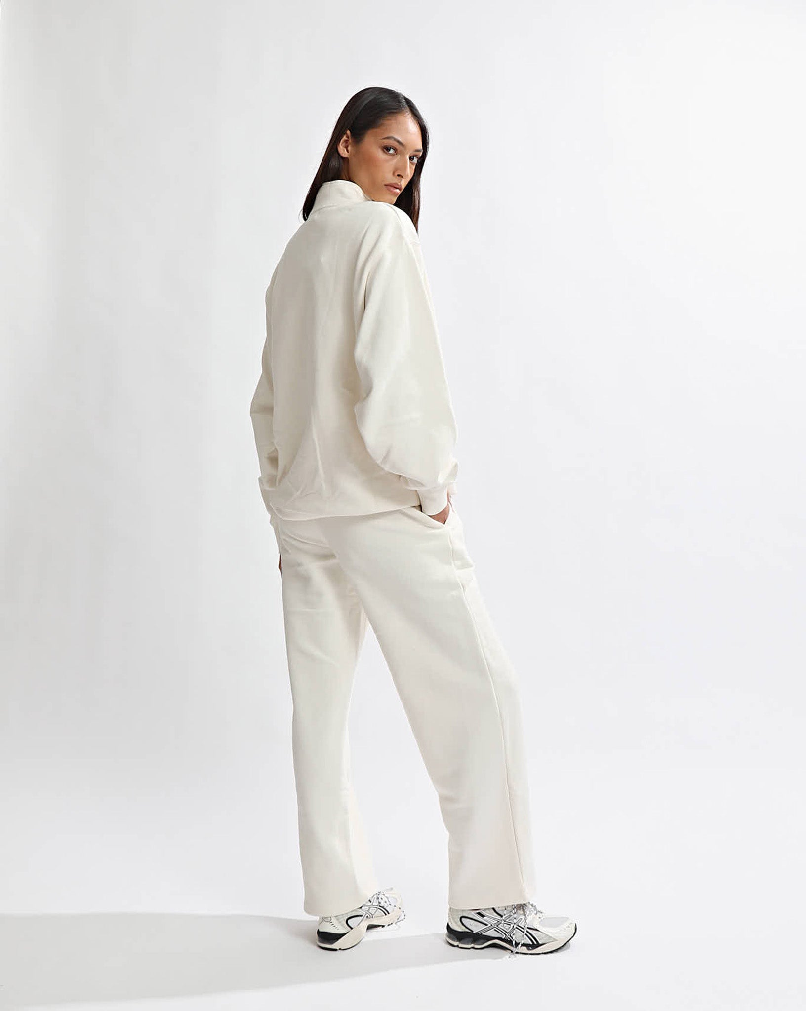 Alfie Zip Jumper Cream