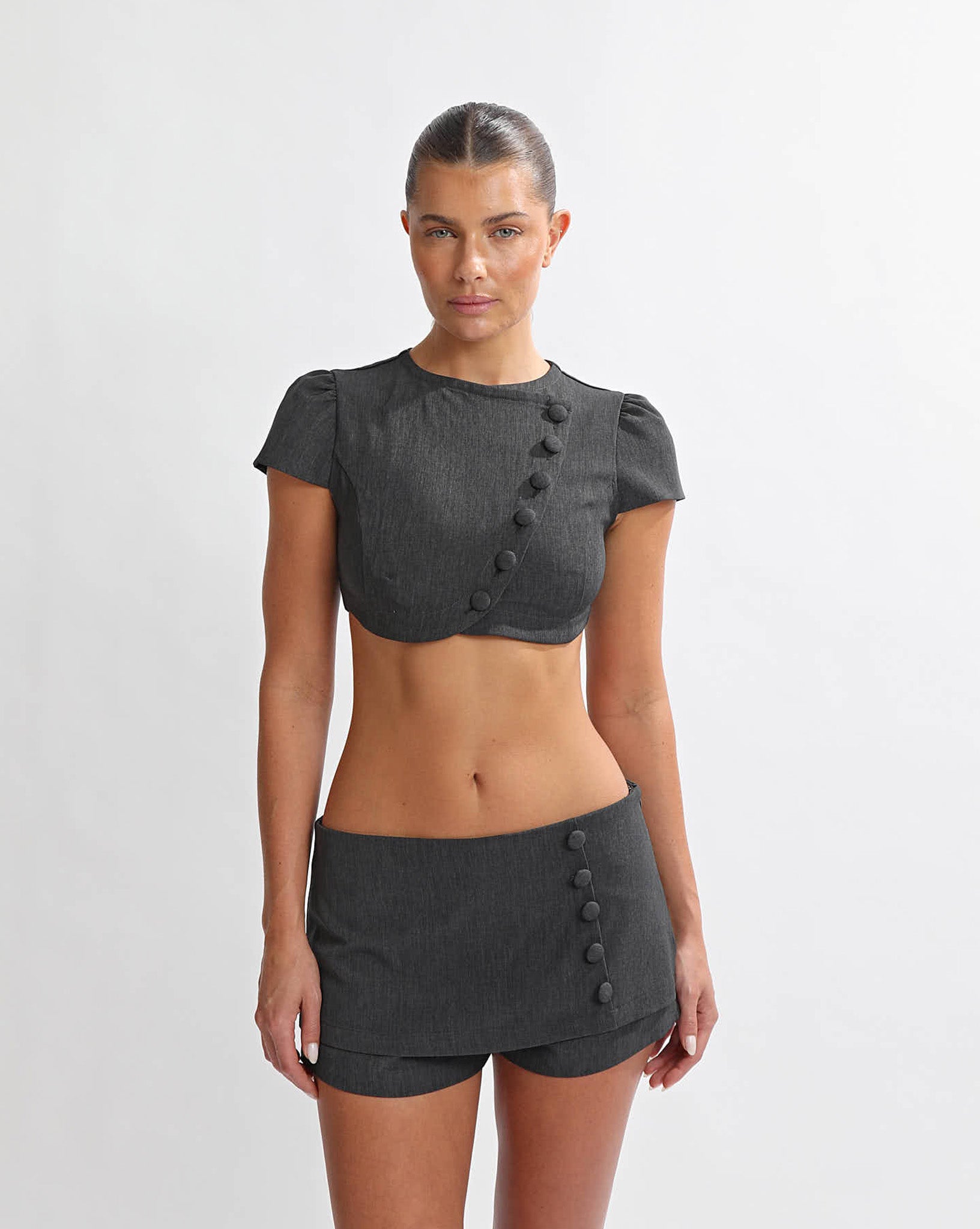 Tori Top Dark Grey