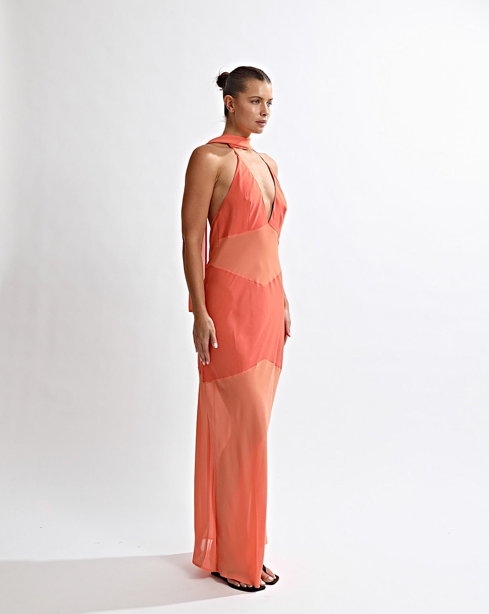 Eryn Maxi Dress Coral