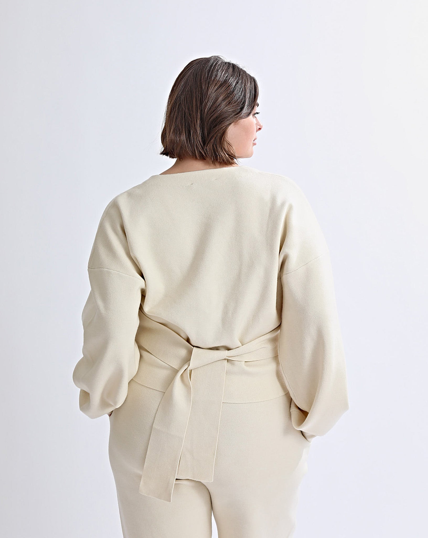 Dion Knit Cardigan Cream