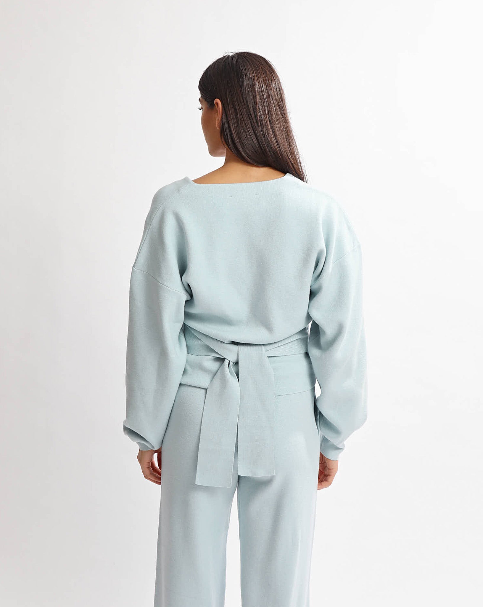 Dion Knit Cardigan Blue