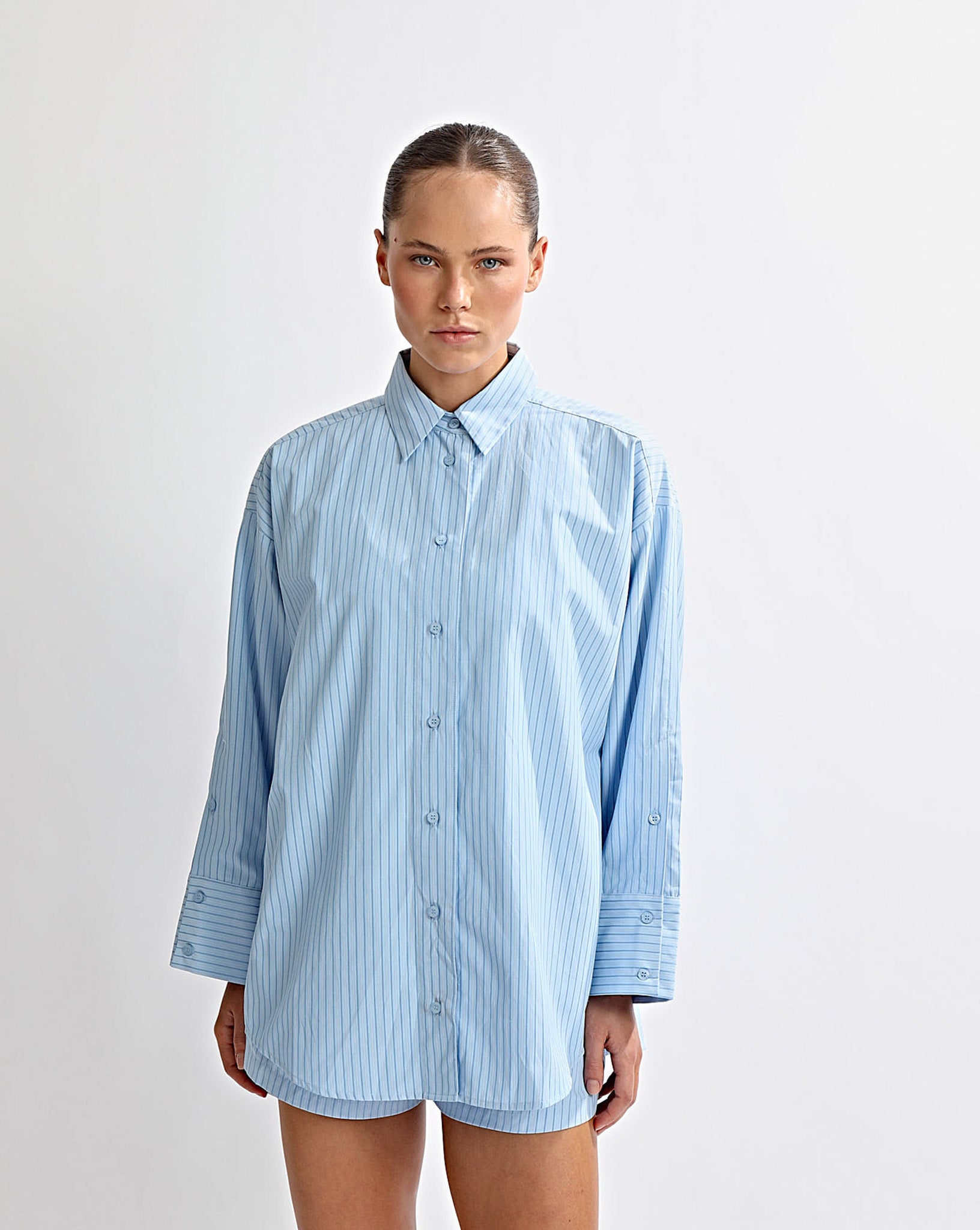 Rowan Shirt Blue Stripe
